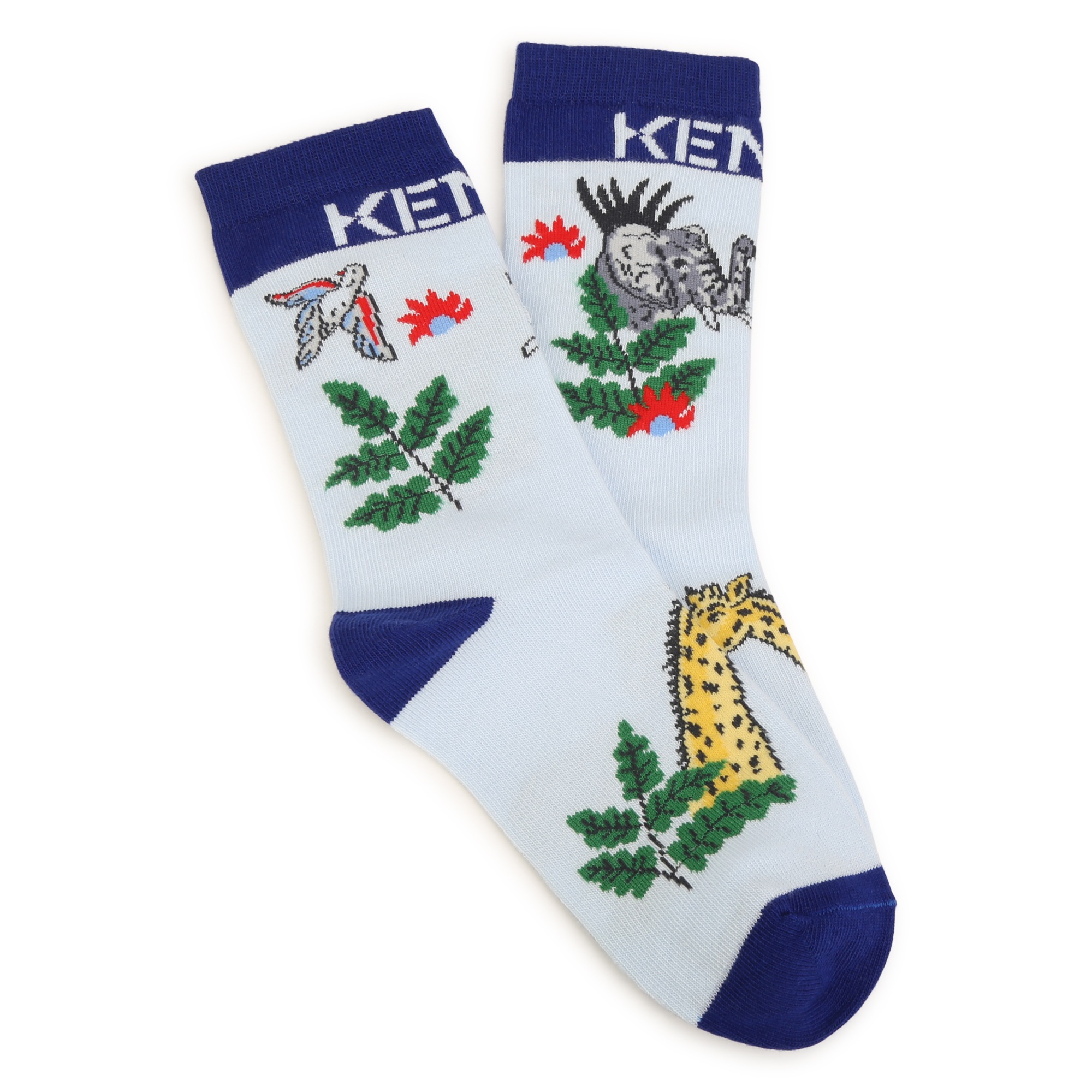 Animal print jacquard socks KENZO KIDS for BOY