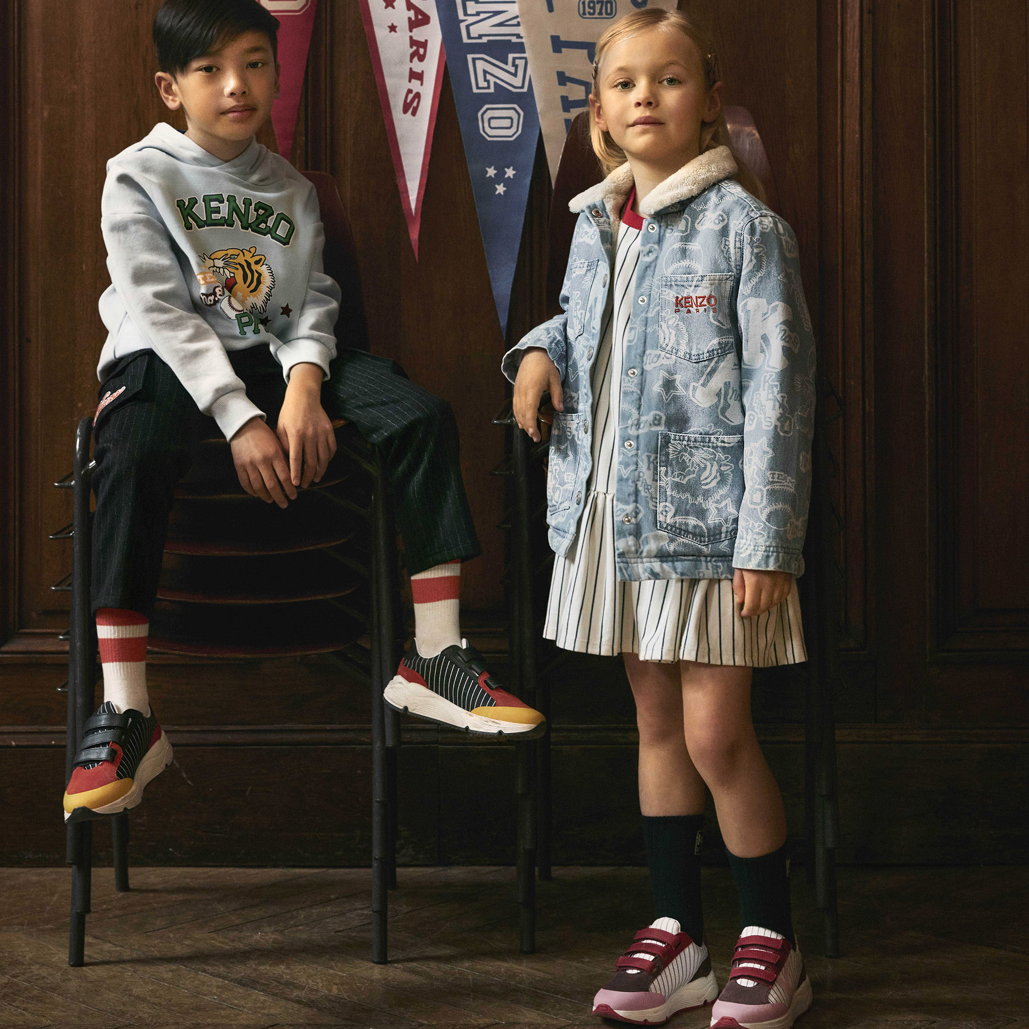 Hollywood Ontwarren Leerling KENZO KIDS Paar katoenen sokken jongen wit - | Kids around