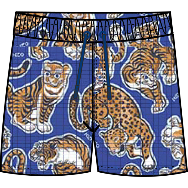 Printed swim shorts KENZO KIDS for BOY