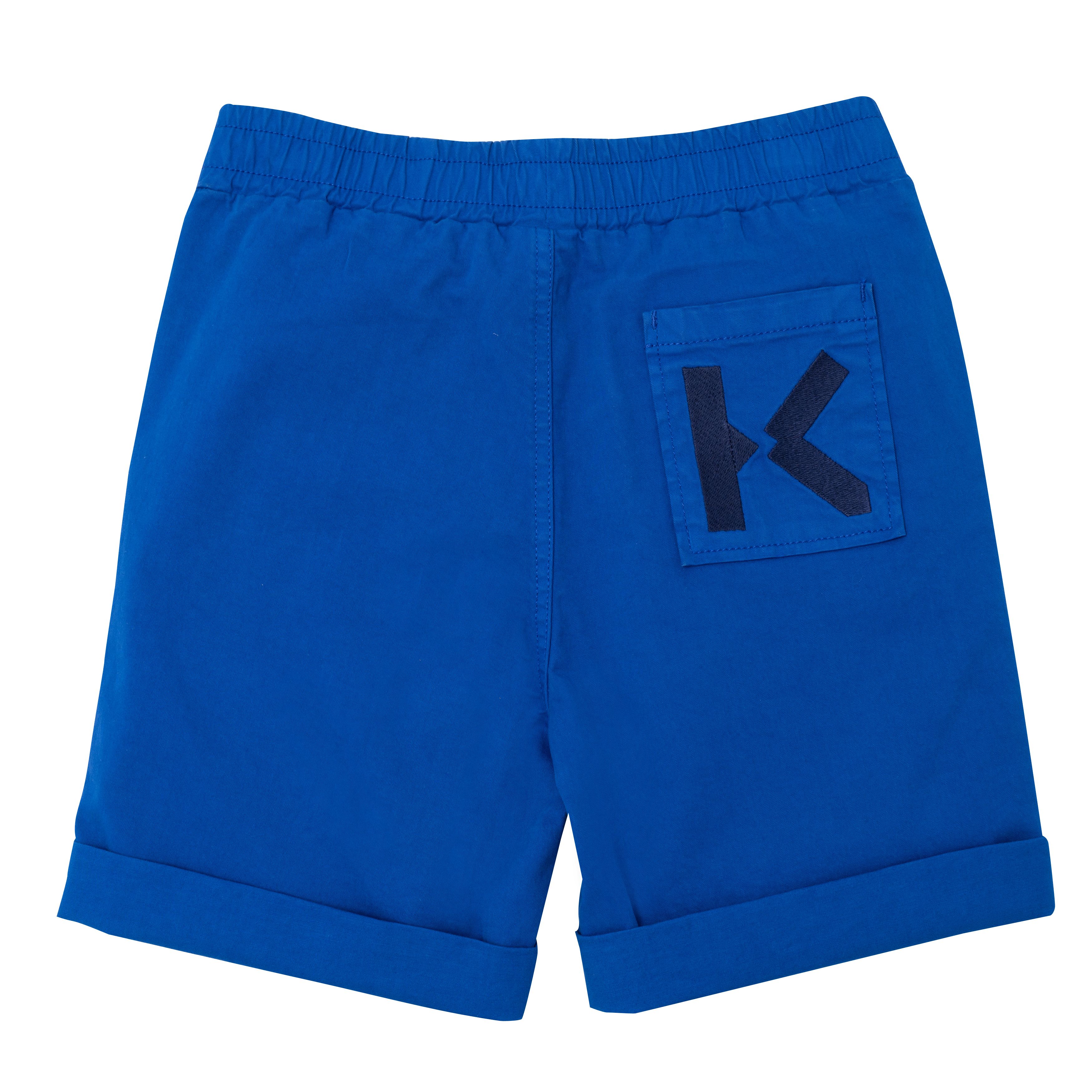 Dyed cotton bermuda shorts KENZO KIDS for BOY
