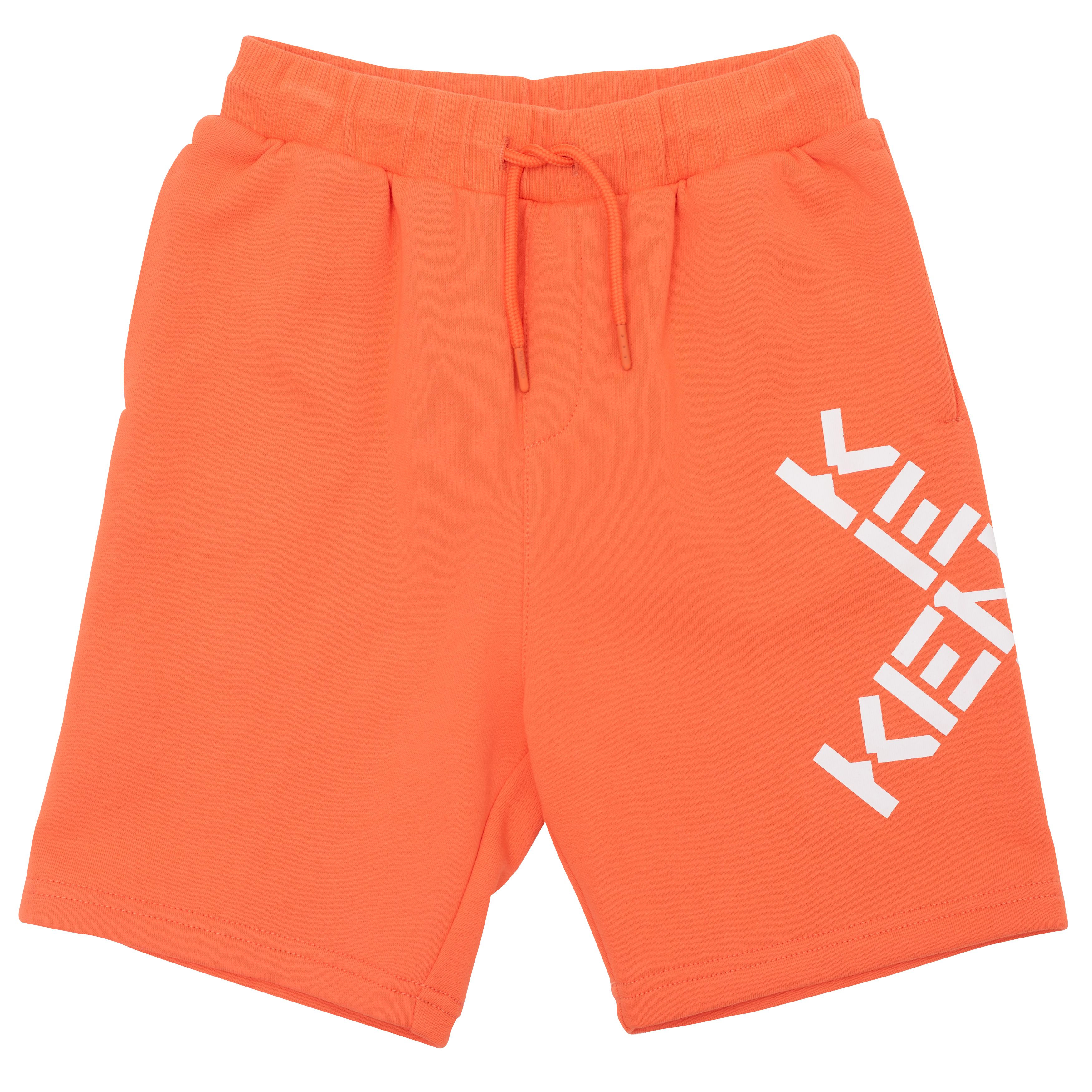 Organic cotton fleece shorts KENZO KIDS for BOY
