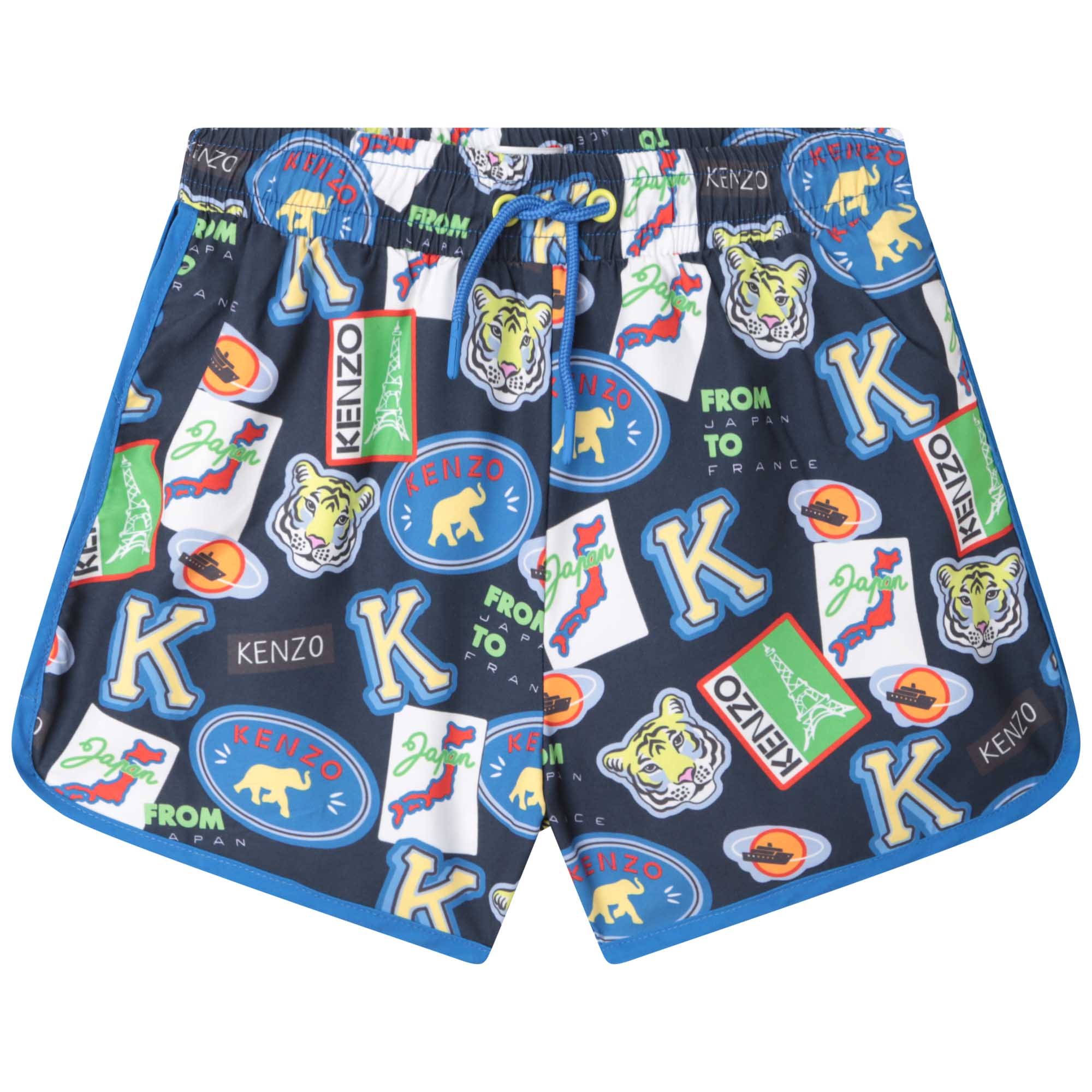 Short de bain imprimé KENZO KIDS pour GARCON