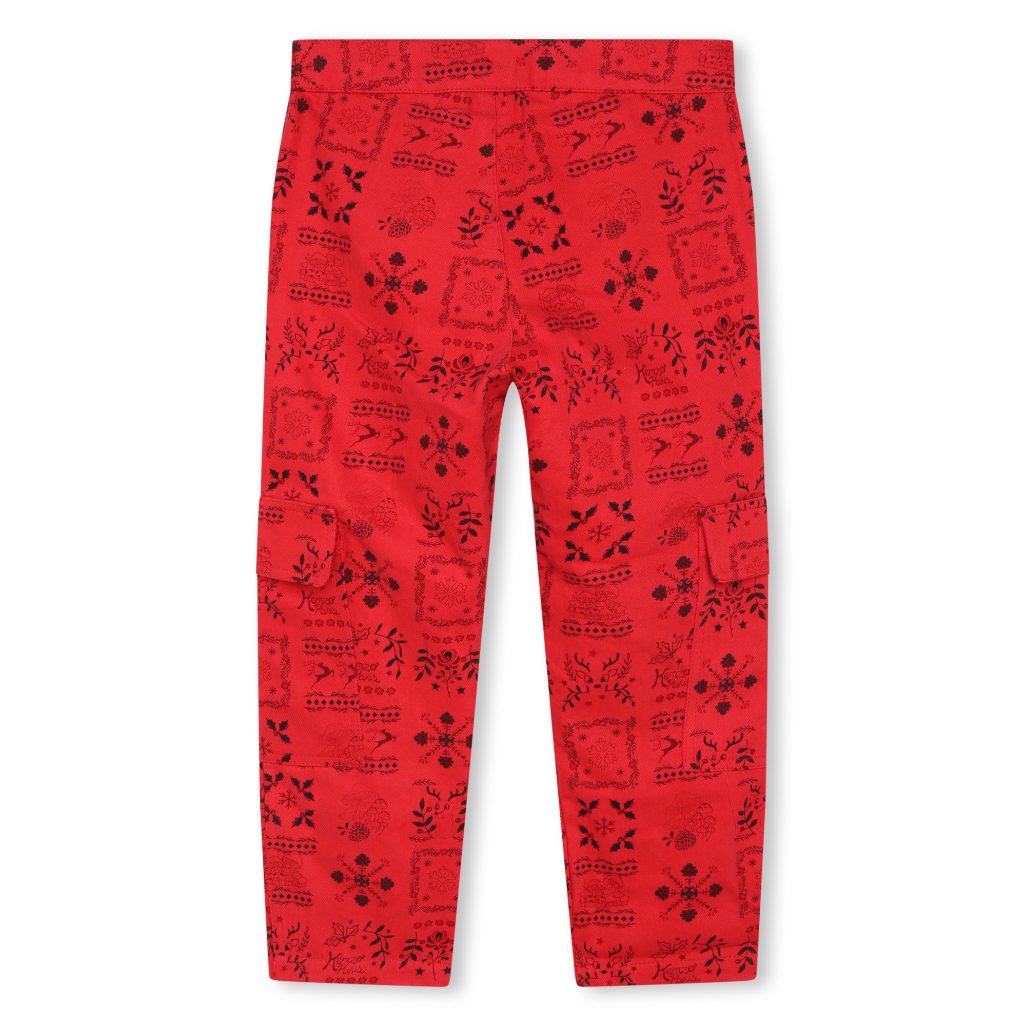 Printed trousers with pockets KENZO KIDS for BOY