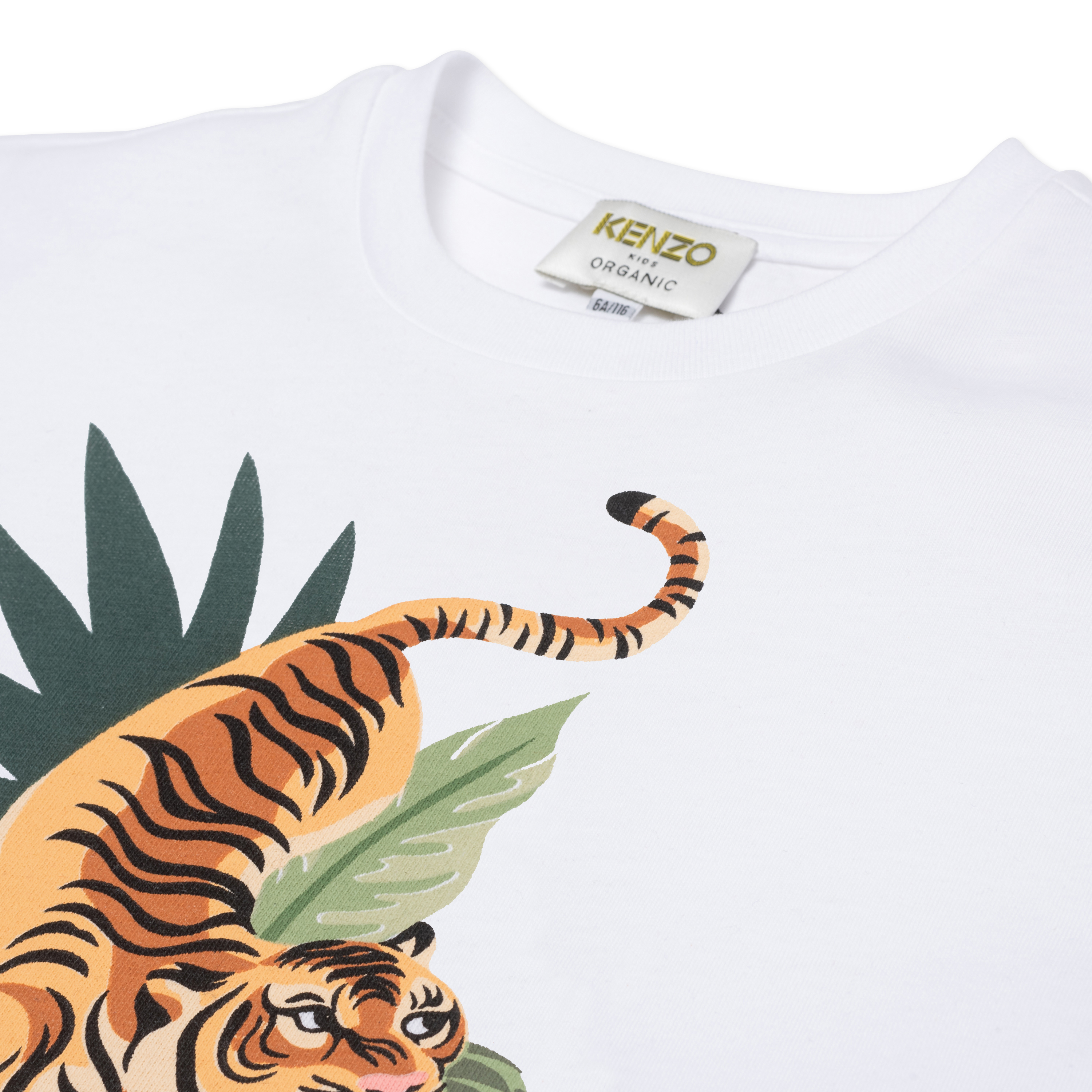 T-shirt avec tigre imprimé KENZO KIDS pour GARCON