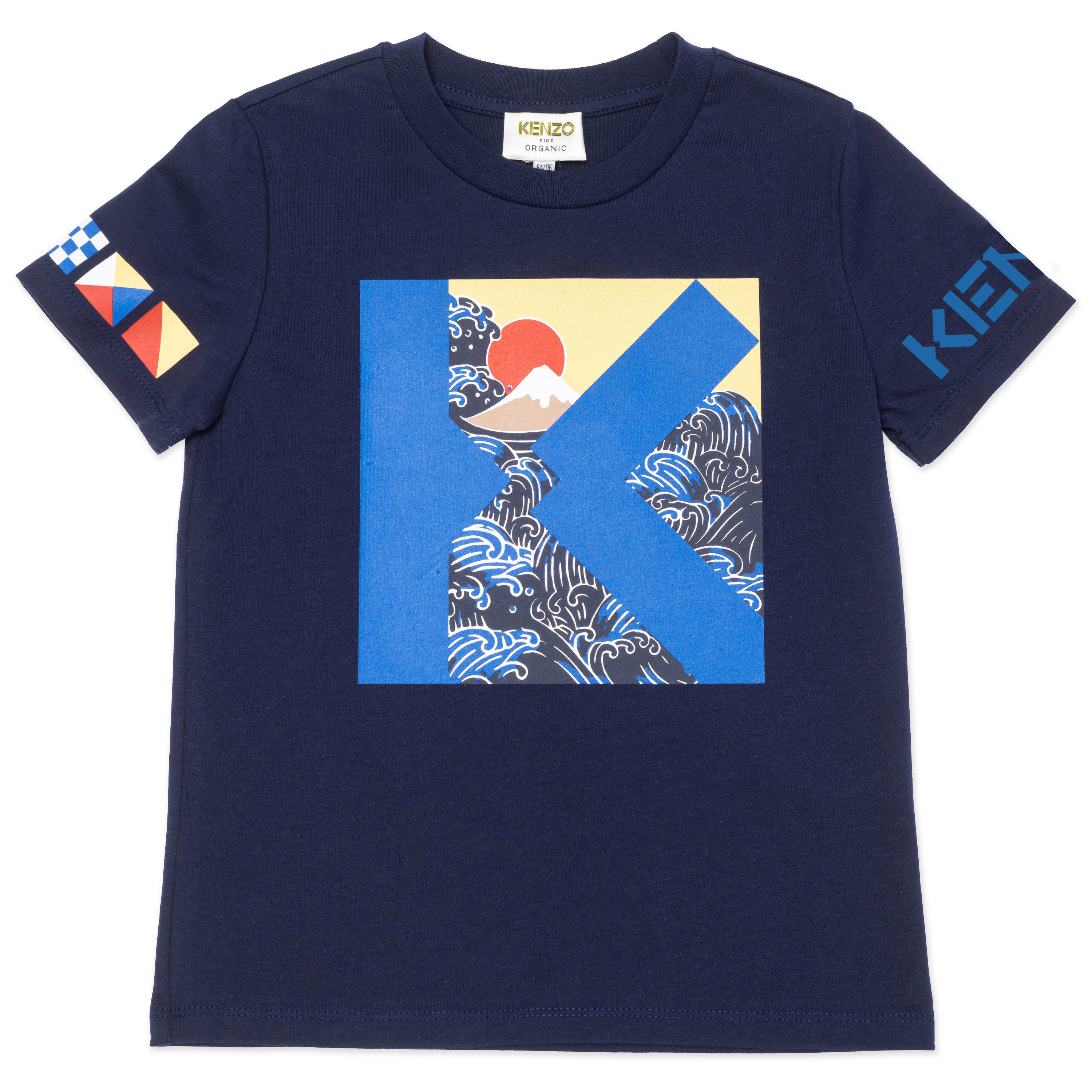 T-shirt con stampe marine KENZO KIDS Per RAGAZZO