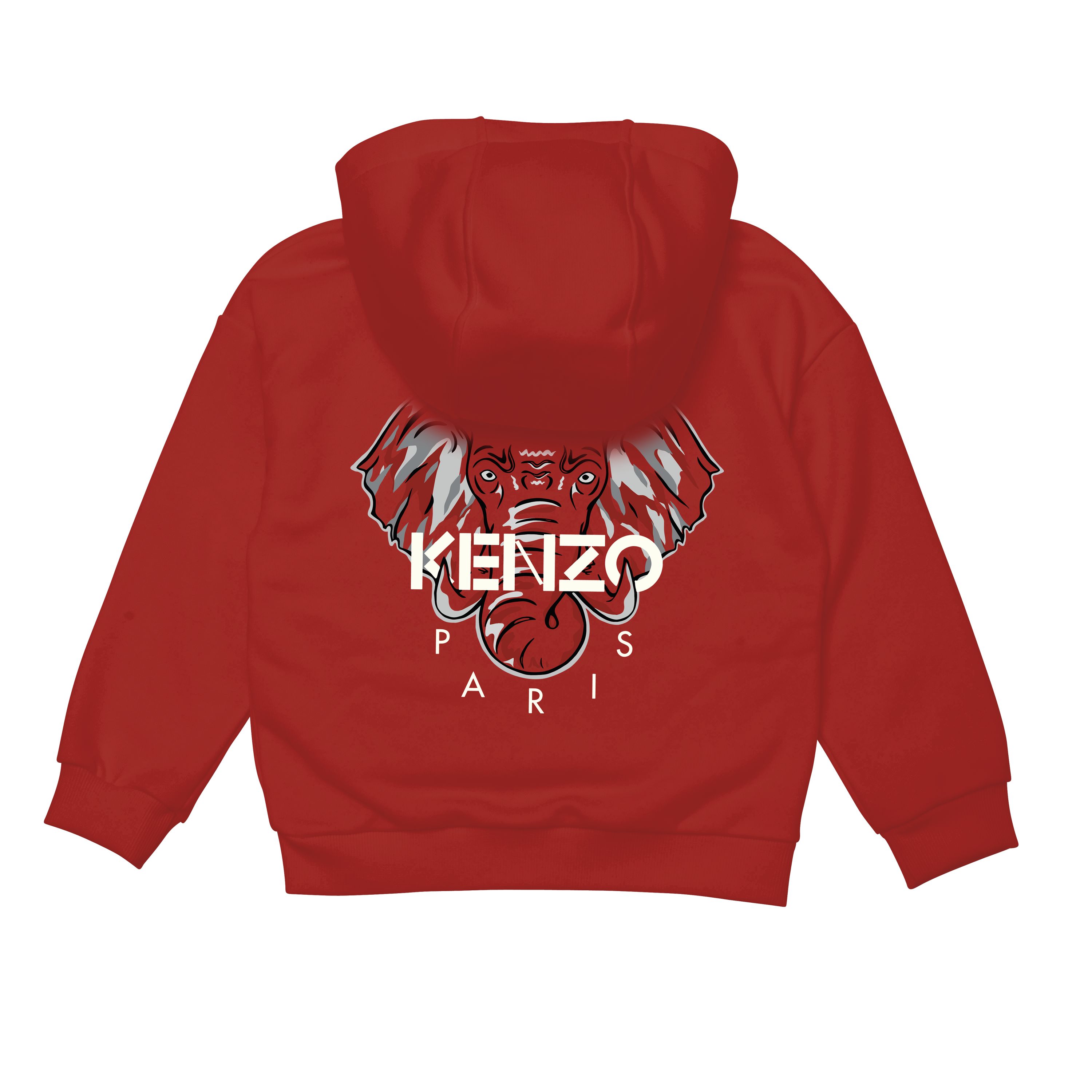 Sweater van fleece met capuchon KENZO KIDS Voor