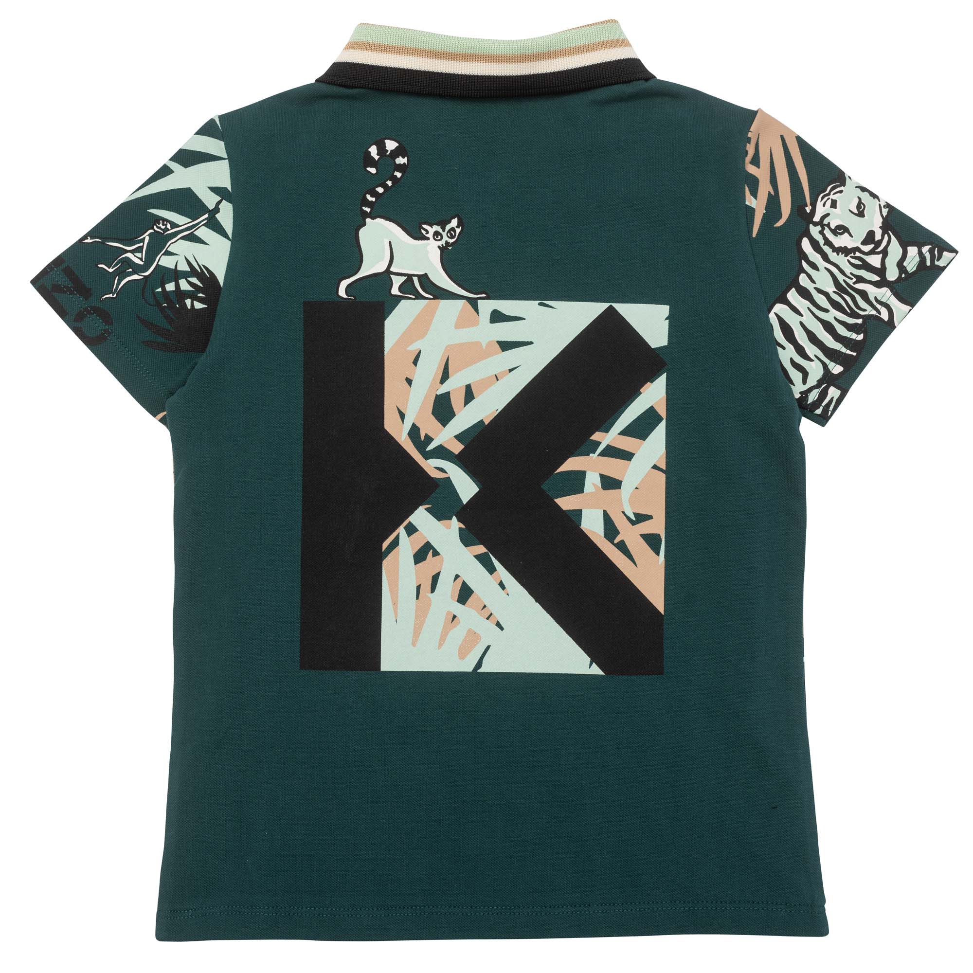Poloshirt met iconische prints KENZO KIDS Voor