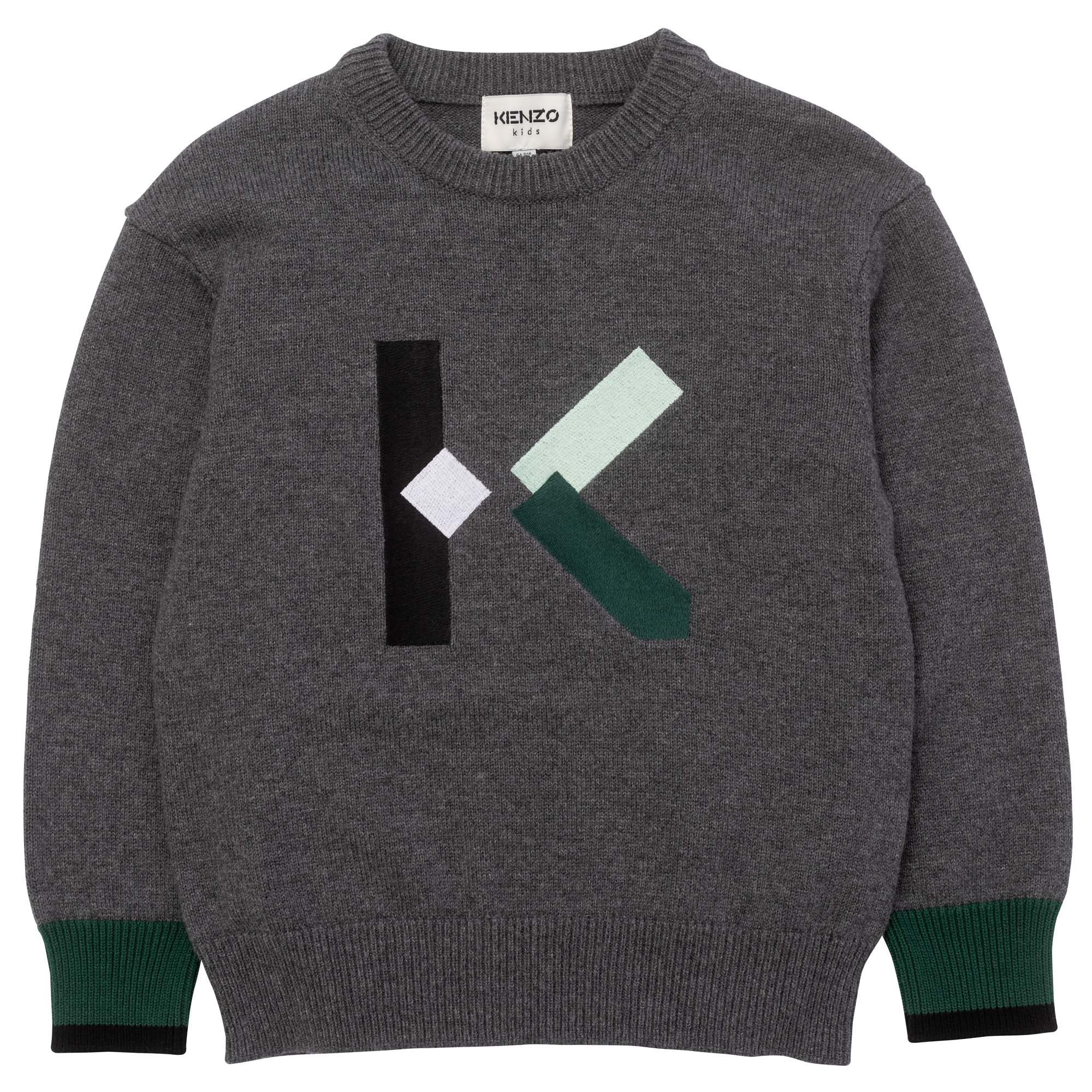 Loose embroidered sweater KENZO KIDS for BOY