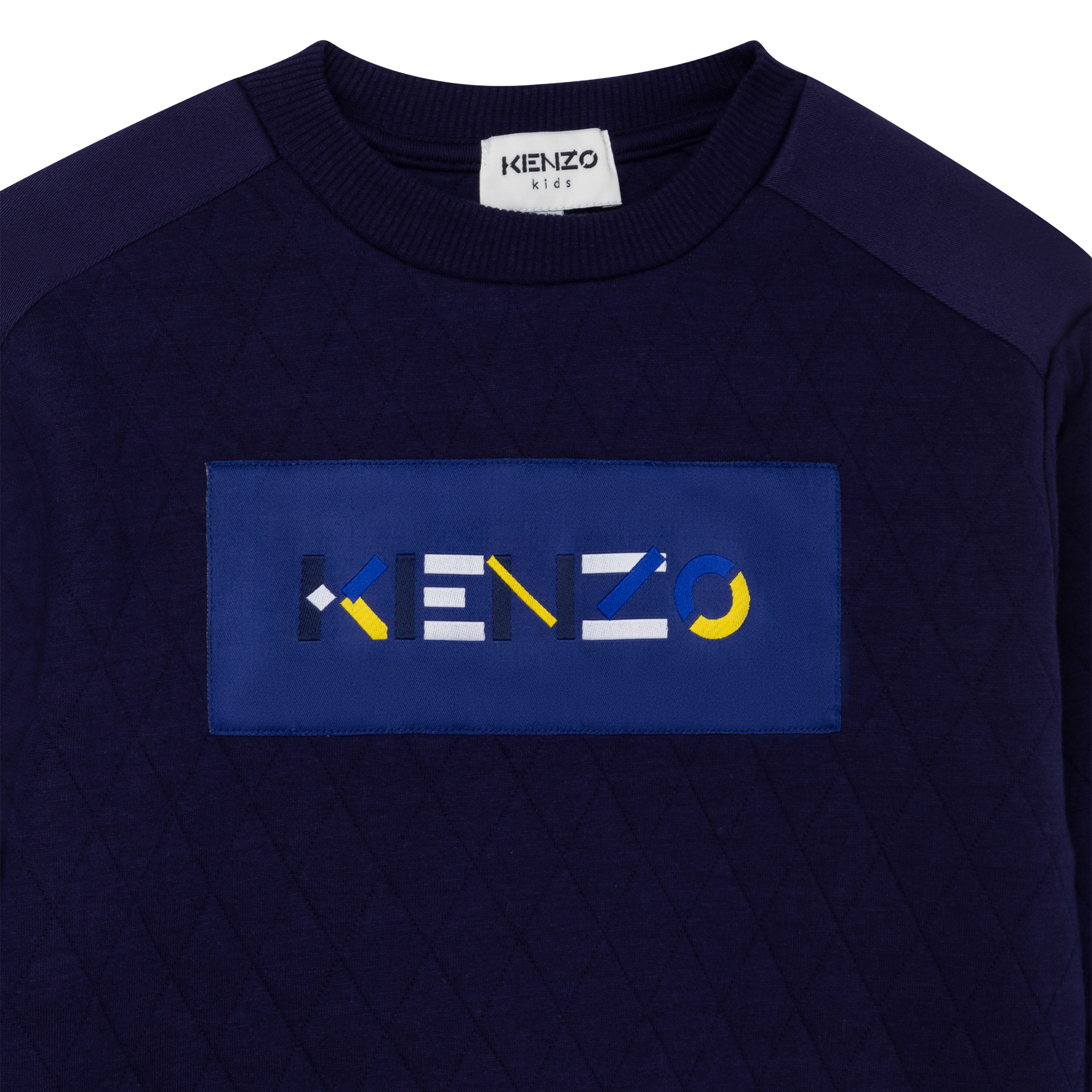 Loose-fit quilted sweatshirt KENZO KIDS for BOY