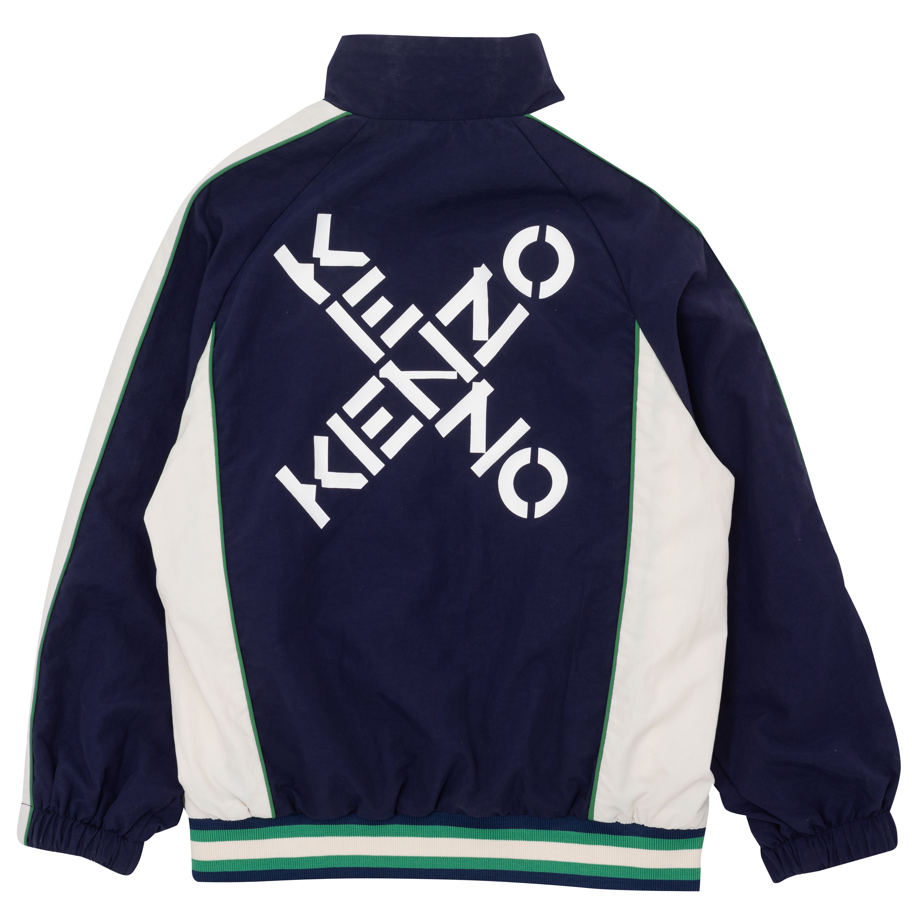 Zip-up sweatshirt with standing collar KENZO KIDS for BOY
