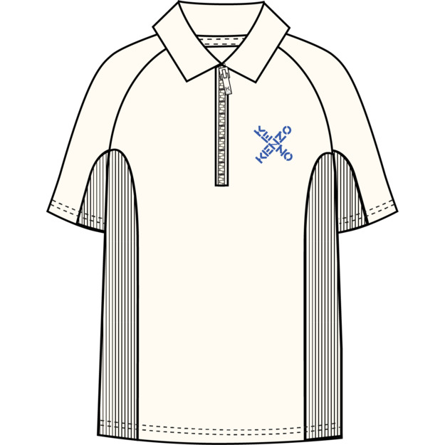 Piqué-Poloshirt aus Baumwolle KENZO KIDS Für JUNGE
