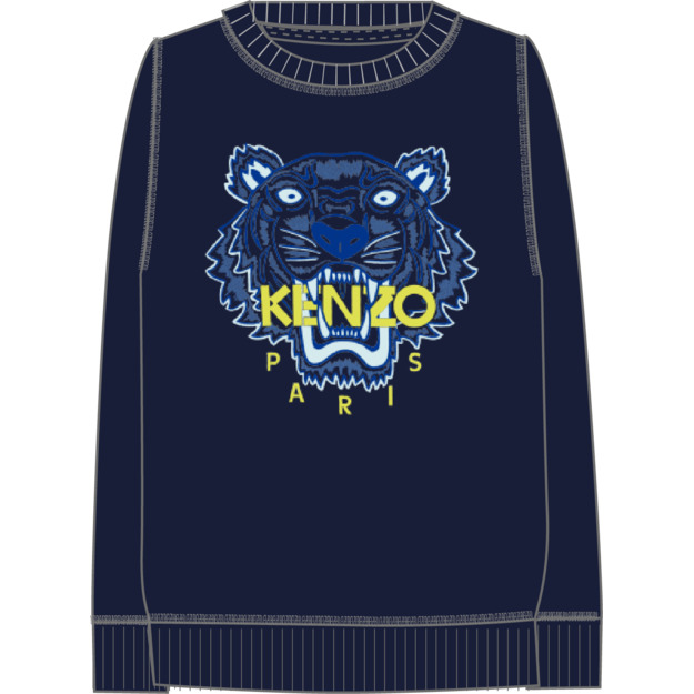 Fleece sweatshirt with print KENZO KIDS for BOY