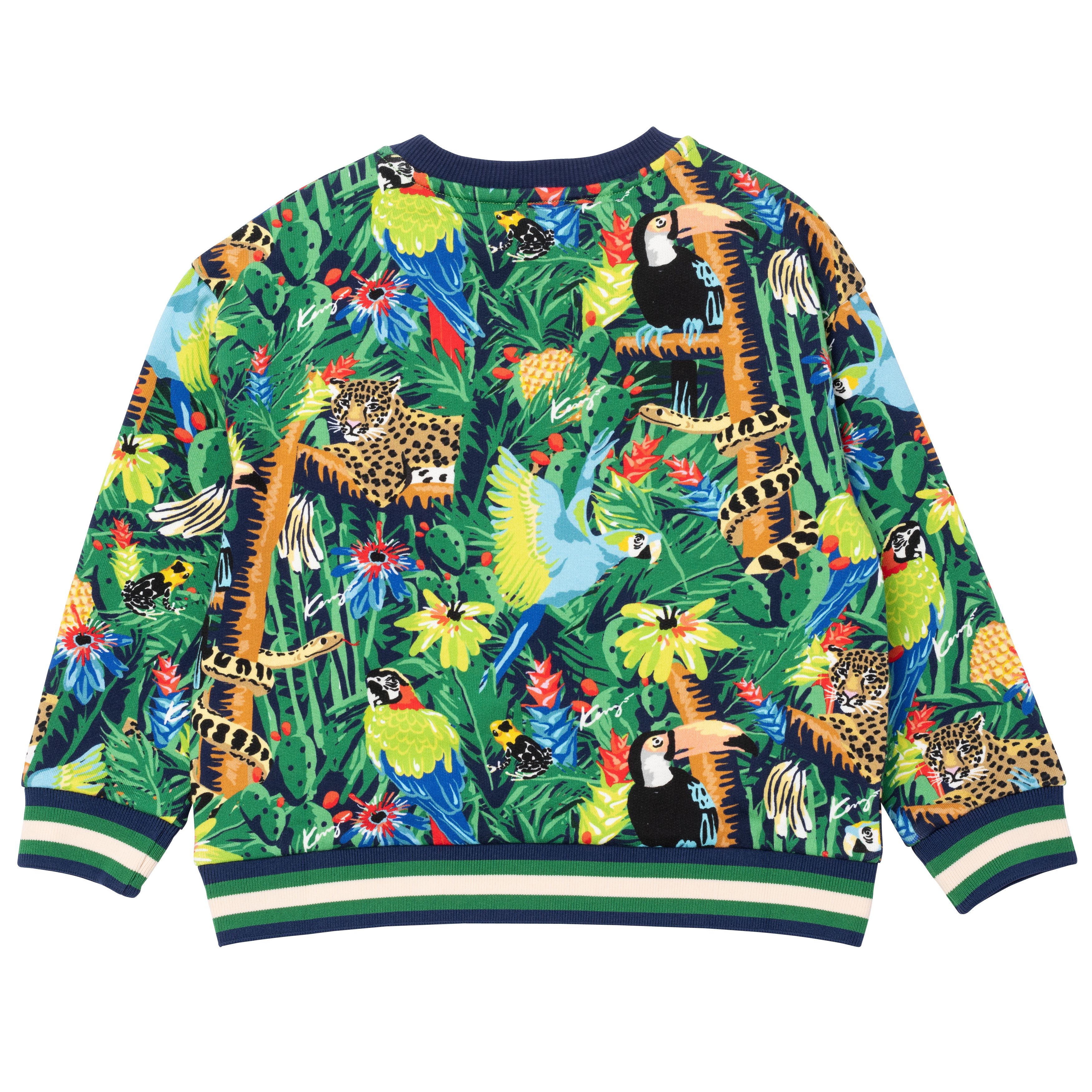 Sweatshirt mit Tropenmotiv KENZO KIDS Für JUNGE
