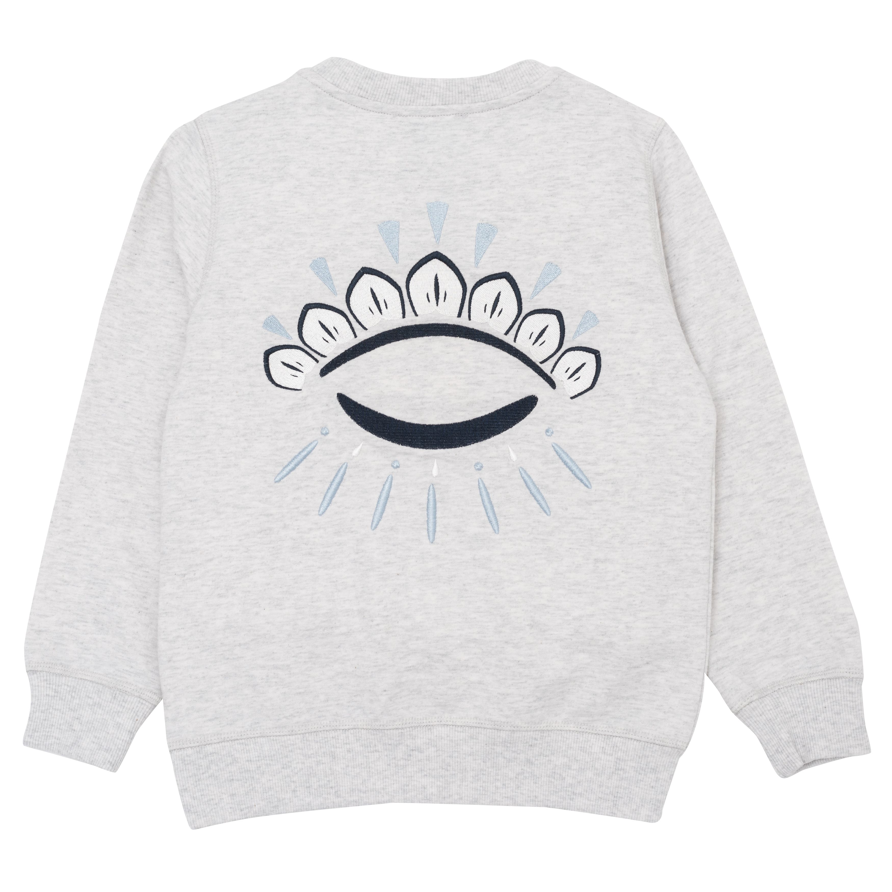 Gemêleerde sweater met print KENZO KIDS Voor