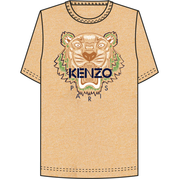 Camiseta de punto jaspeado KENZO KIDS para NIÑO