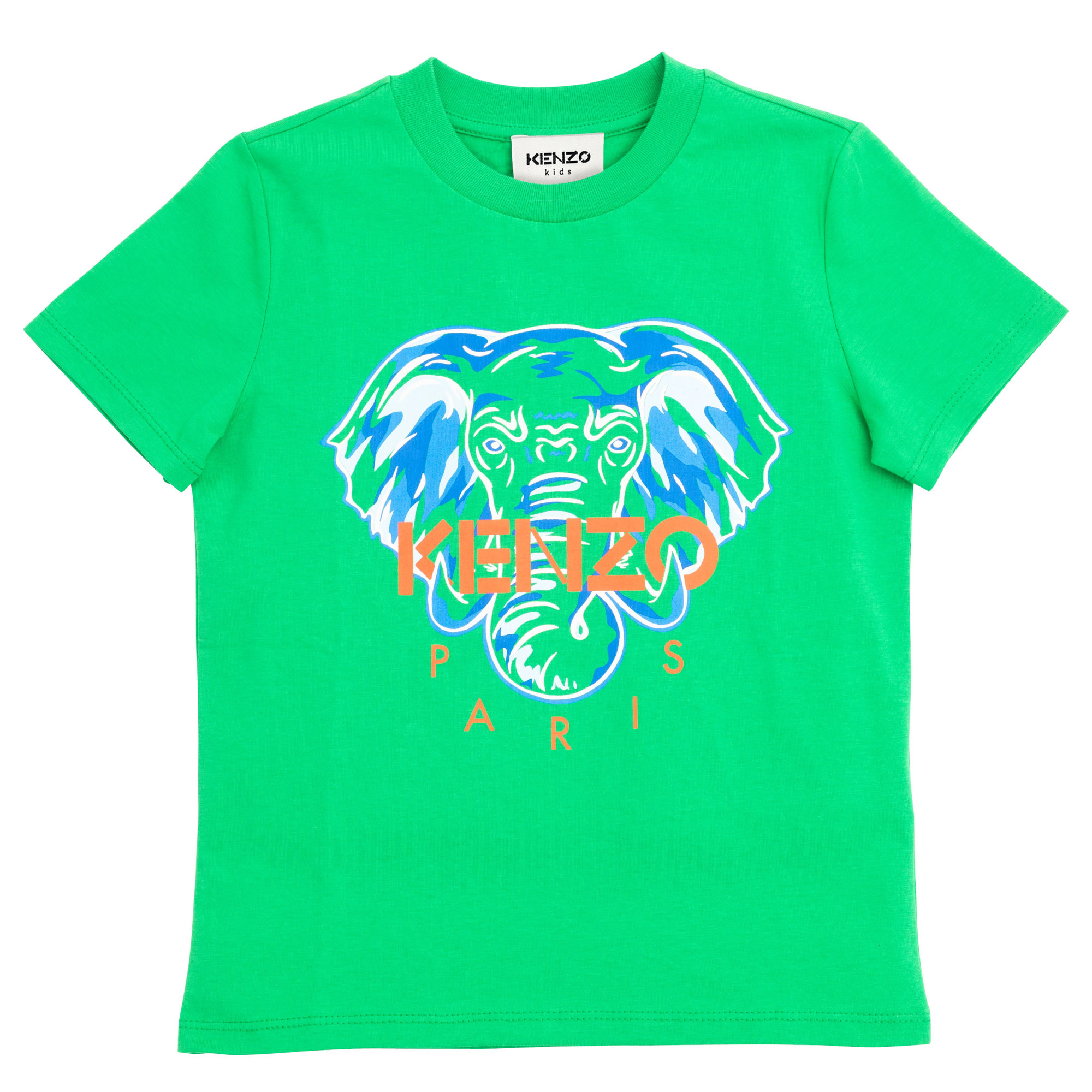 T-shirt di cotone con stampa KENZO KIDS Per RAGAZZO