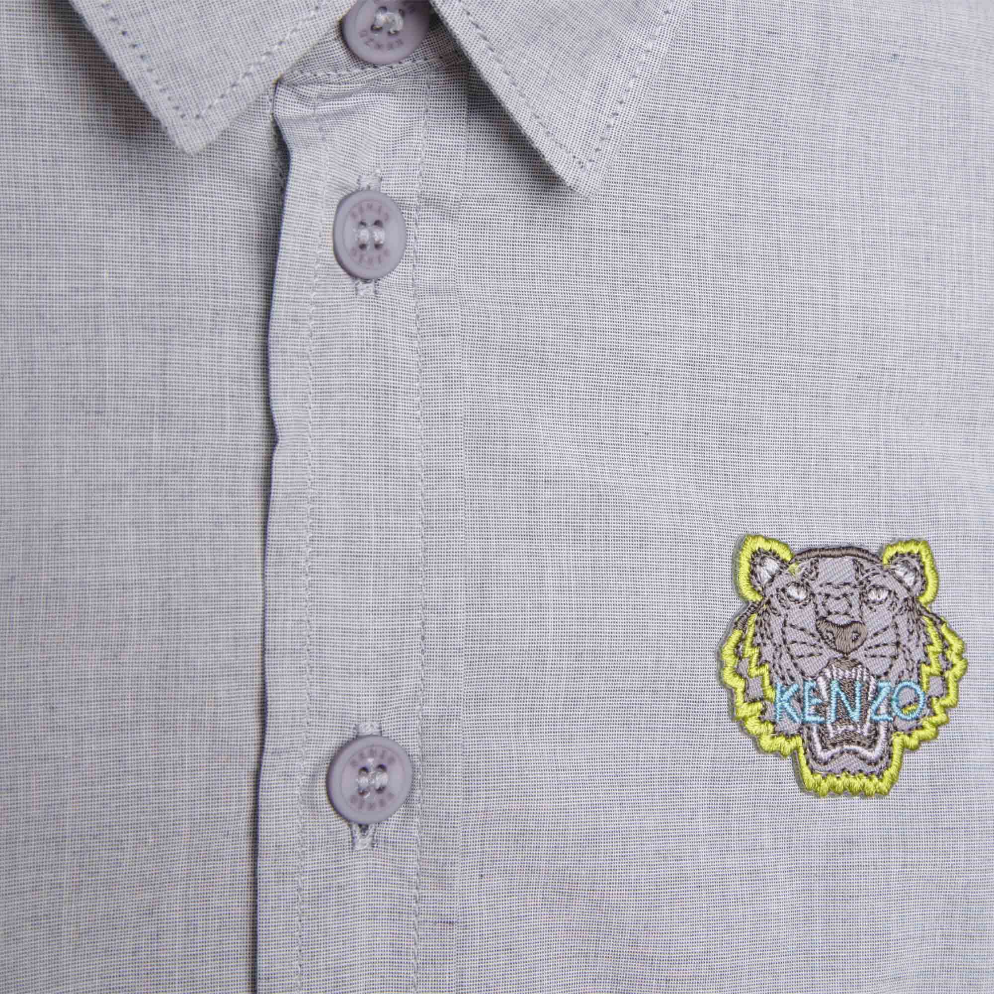 Hemd aus Baumwoll-Popeline KENZO KIDS Für JUNGE