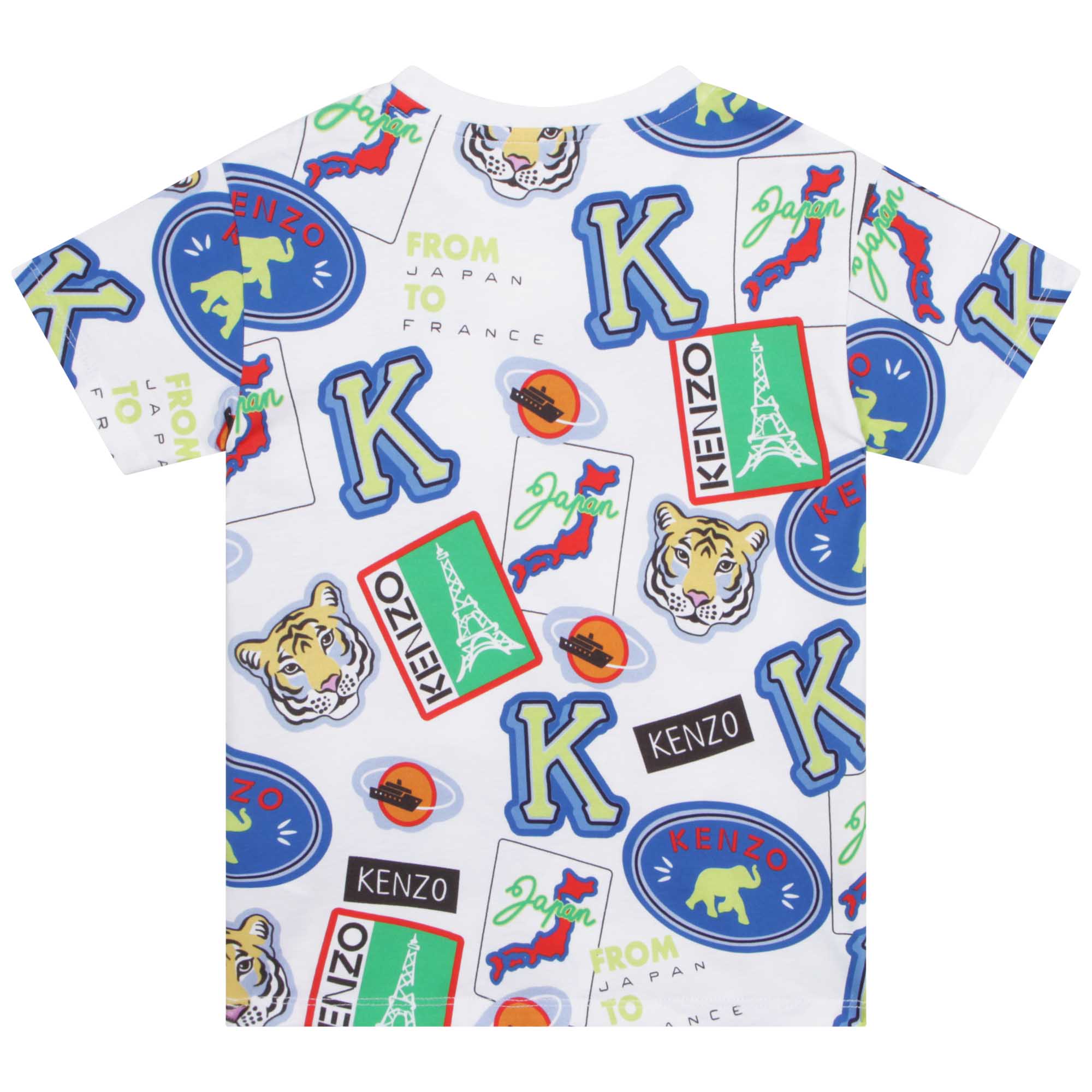 Printed cotton T-shirt KENZO KIDS for BOY