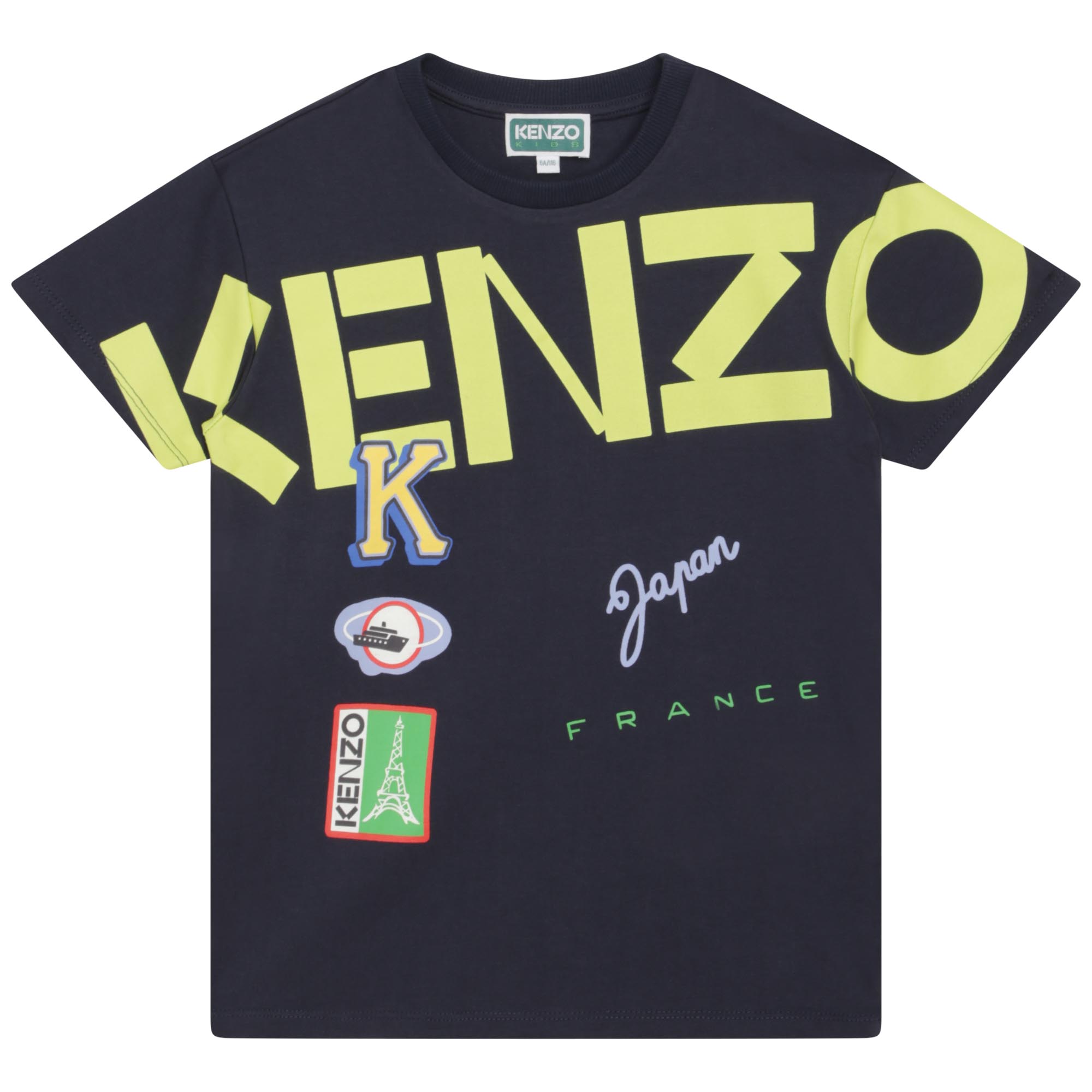 KENZO KIDS T-shirt with print boy blue - | Kids around