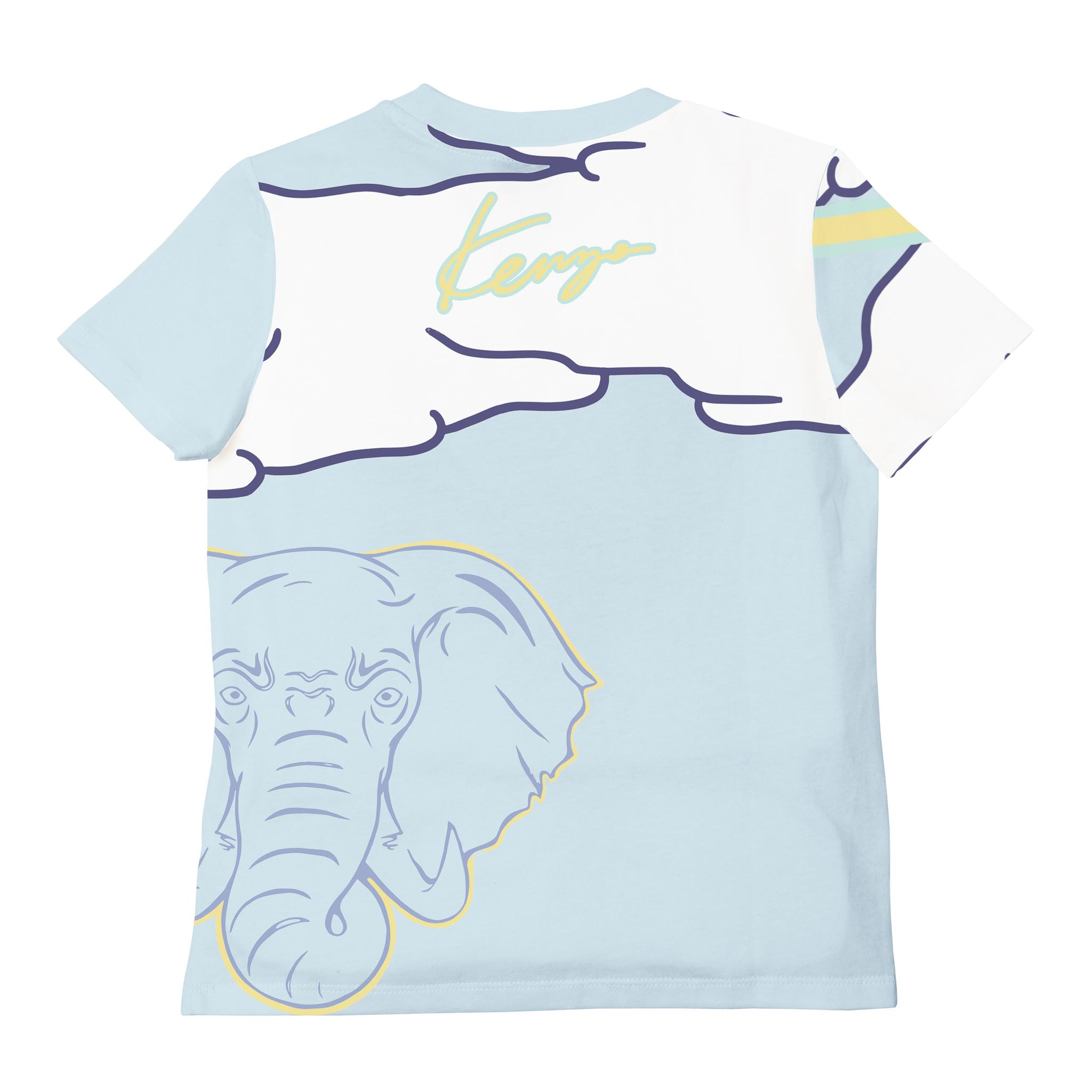 Round-neck printed T-shirt KENZO KIDS for BOY