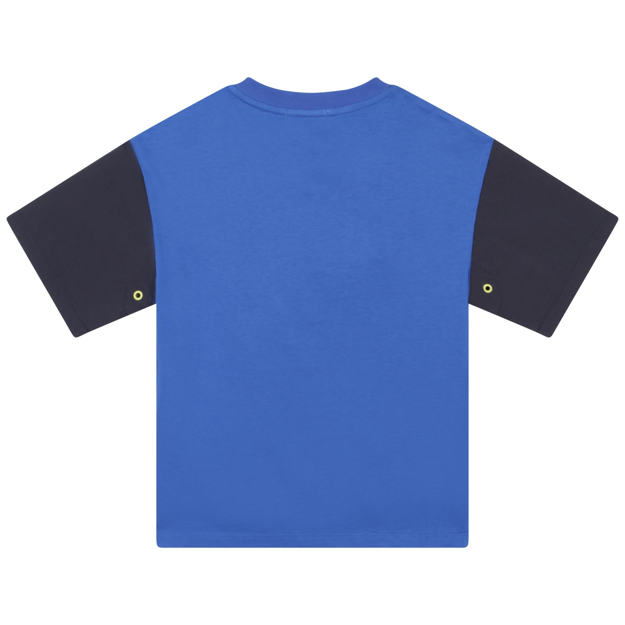 T-Shirt aus zwei Materialien KENZO KIDS Für JUNGE