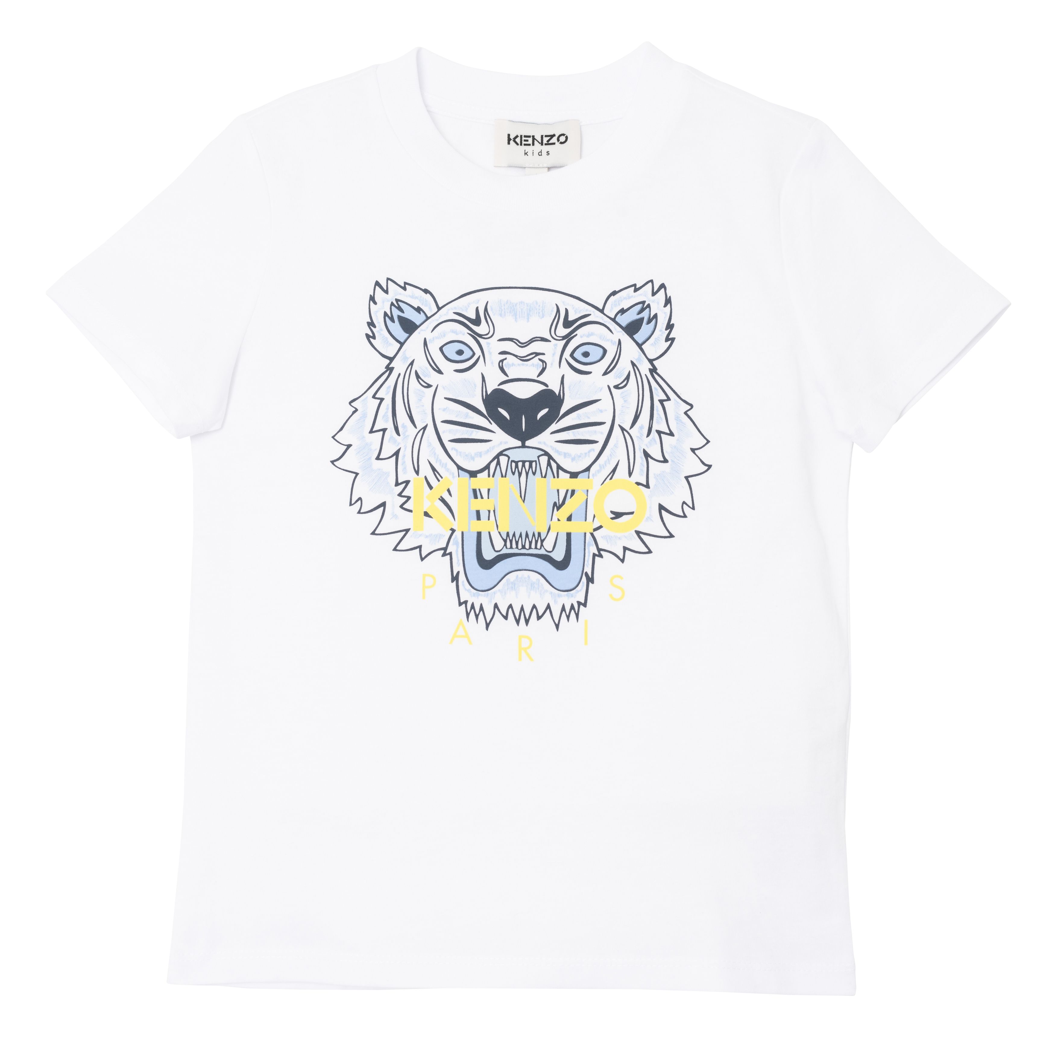 T-shirt with Tiger print KENZO KIDS for BOY