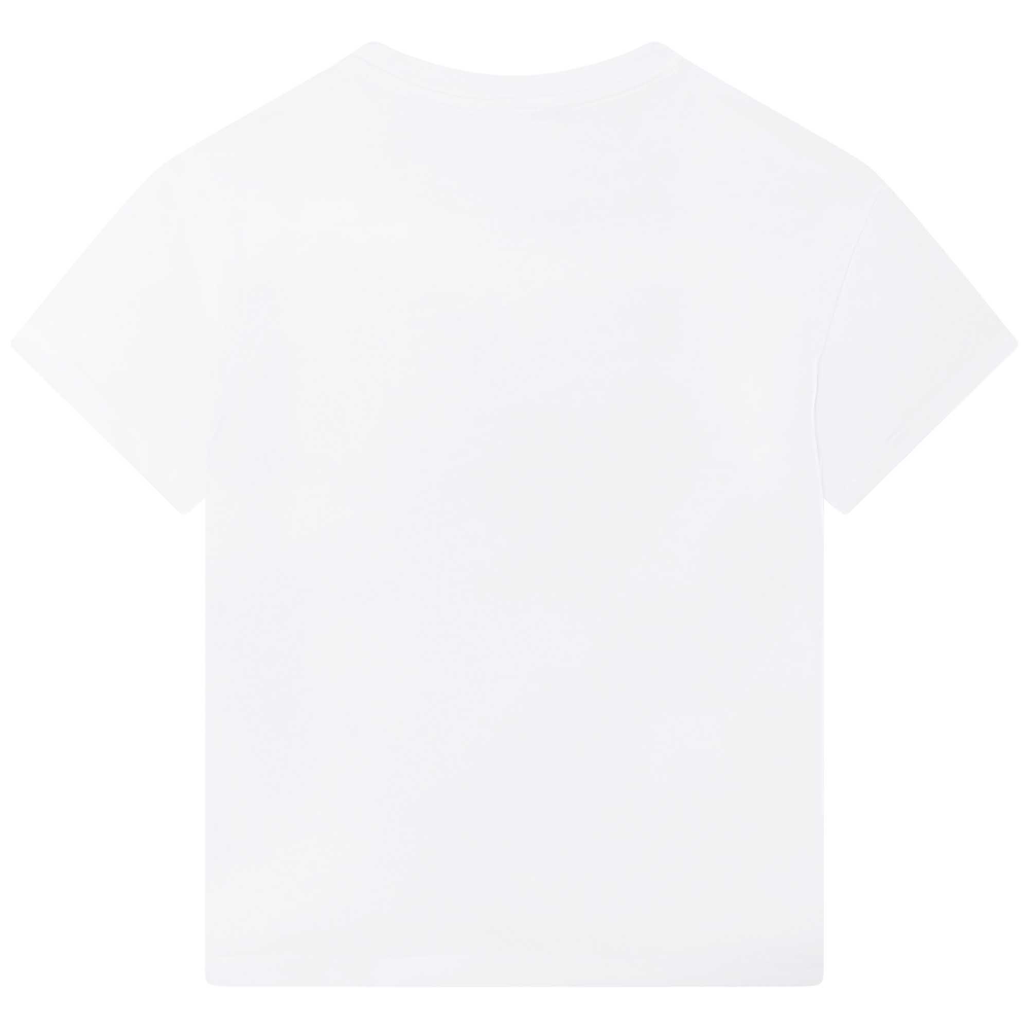 T-Shirt mit Tiger-Stickerei KENZO KIDS Für JUNGE