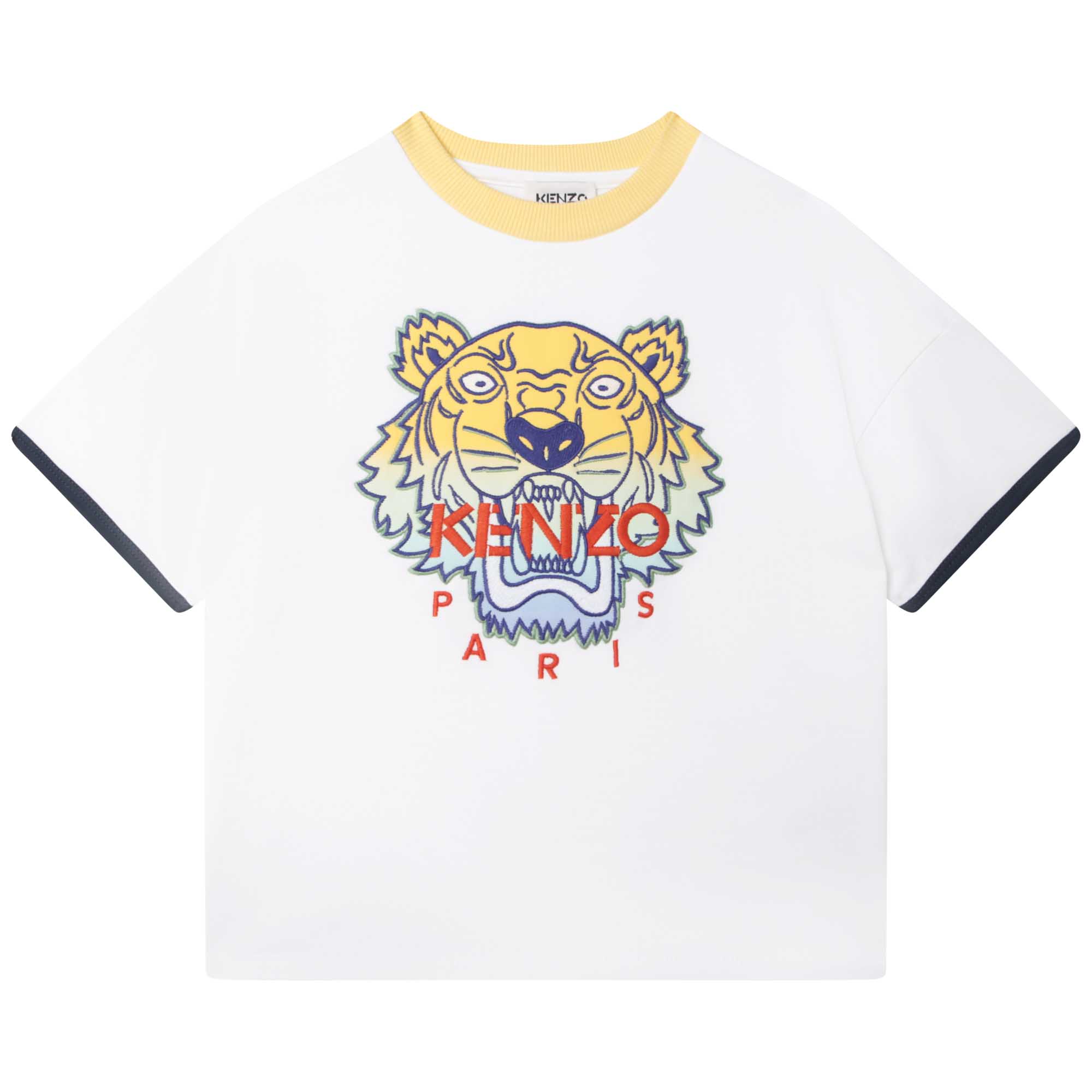 T-shirt with embroidery KENZO KIDS for BOY
