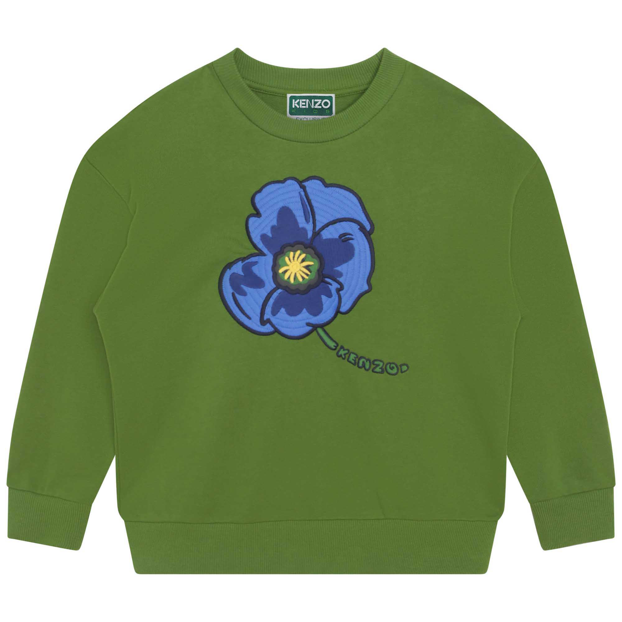 Sweat-shirt brodé en molleton KENZO KIDS pour GARCON