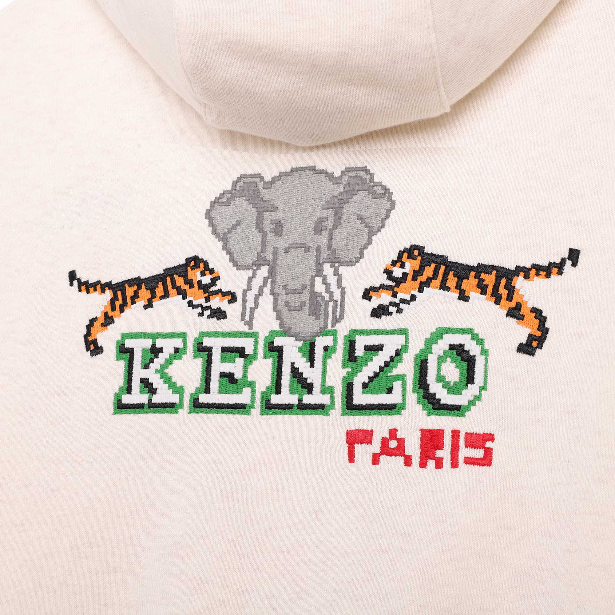 Fleece zip-up sweatshirt KENZO KIDS for BOY