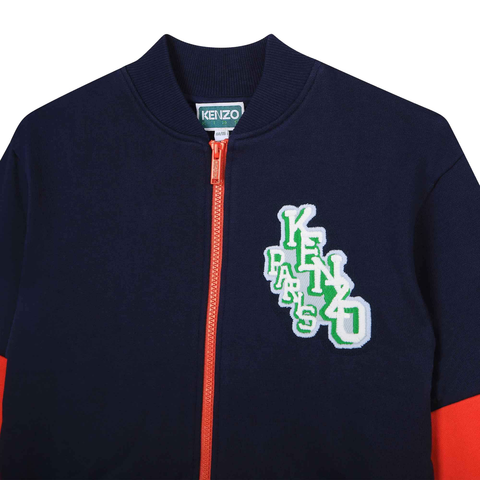 Sweat-shirt en coton brodé KENZO KIDS pour GARCON