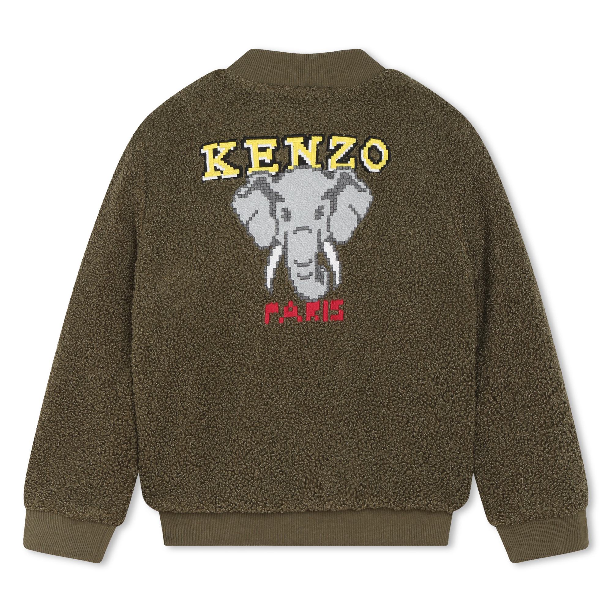 Soft zip-up sweatshirt KENZO KIDS for BOY