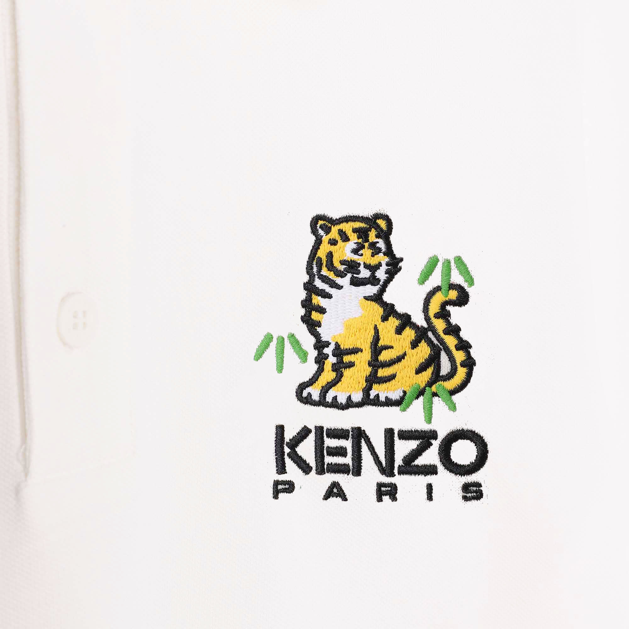 Embroidered cotton-piqué polo KENZO KIDS for BOY
