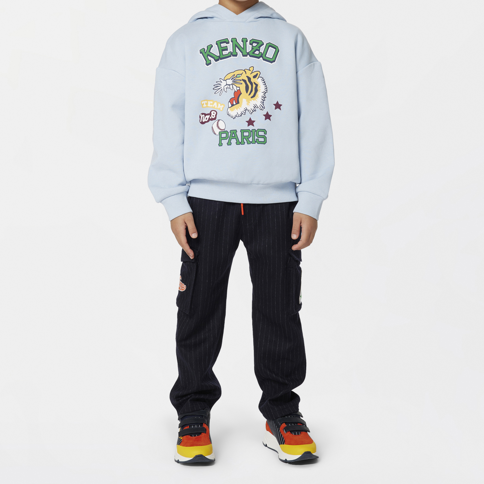 Sweat-shirt en molleton gratté KENZO KIDS pour GARCON