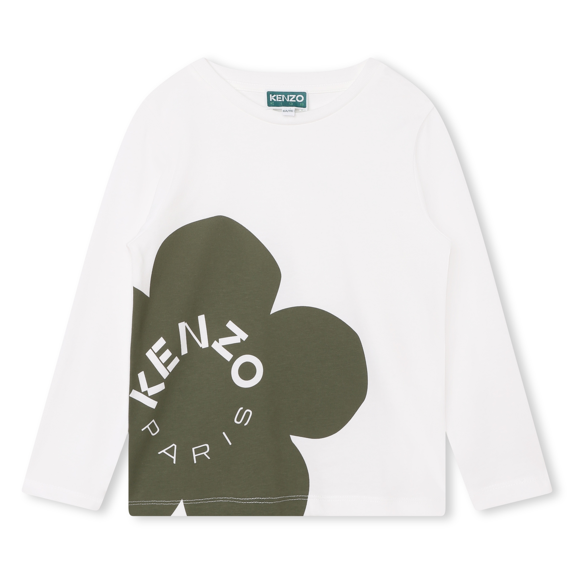 T-shirt avec imprimé fleur KENZO KIDS pour GARCON