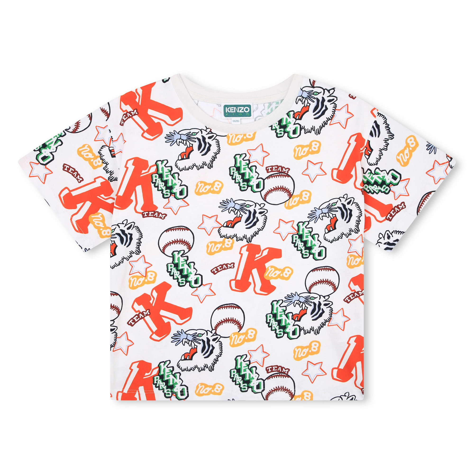 Baumwoll-t-shirt mit print KENZO KIDS Für JUNGE