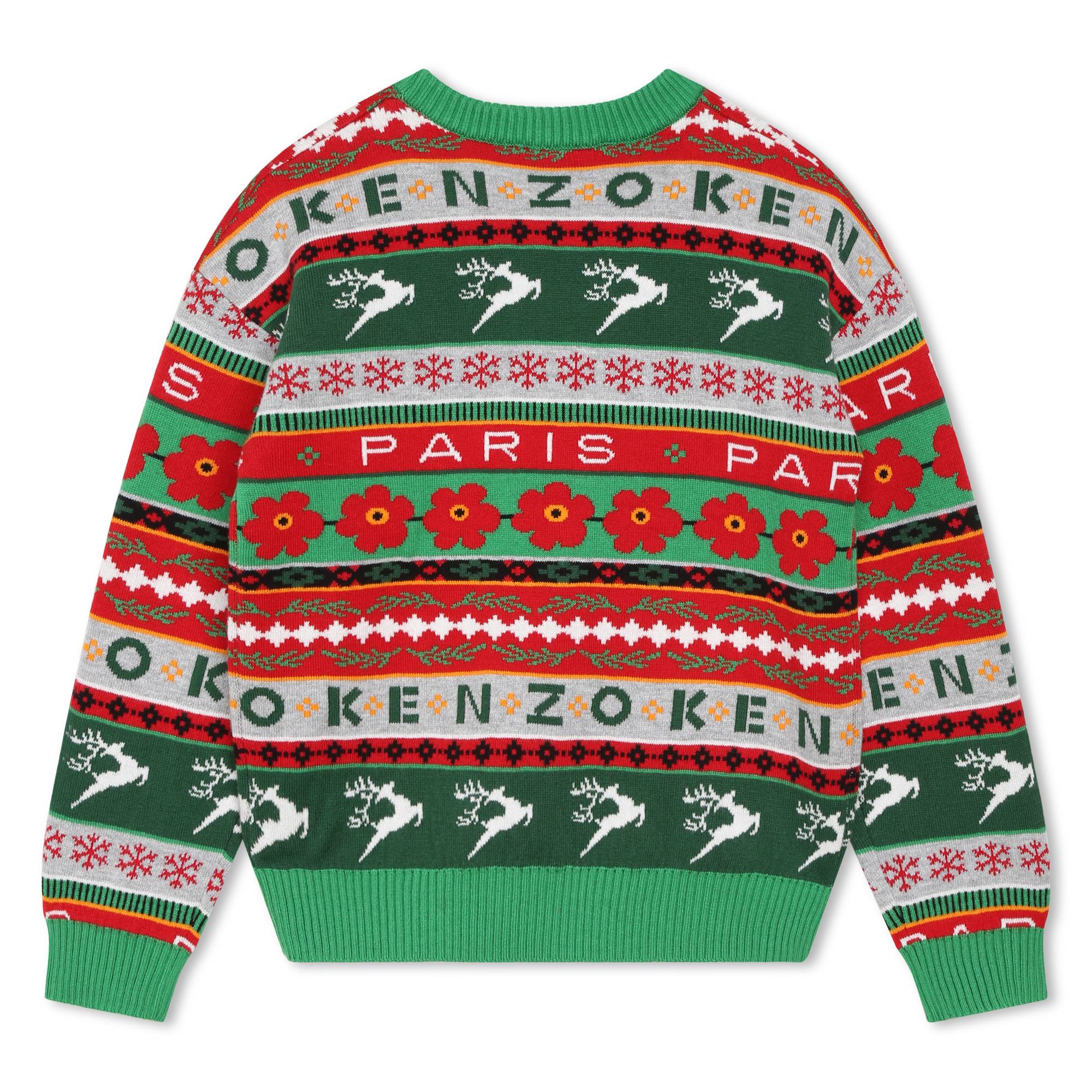 Jacquard knitted jumper KENZO KIDS for BOY