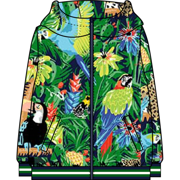 Recycled-fabric windcheater KENZO KIDS for BOY