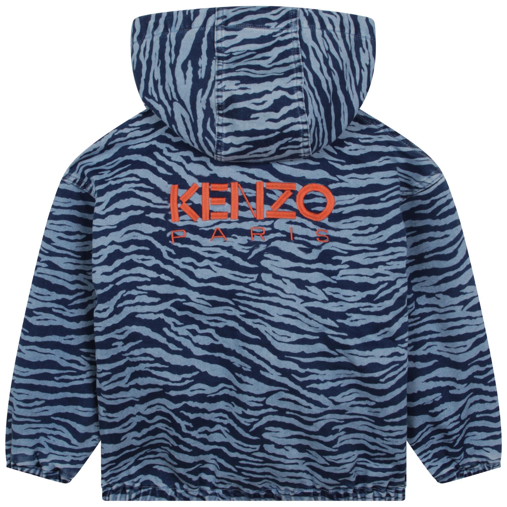 Printed jacket with hood KENZO KIDS for BOY