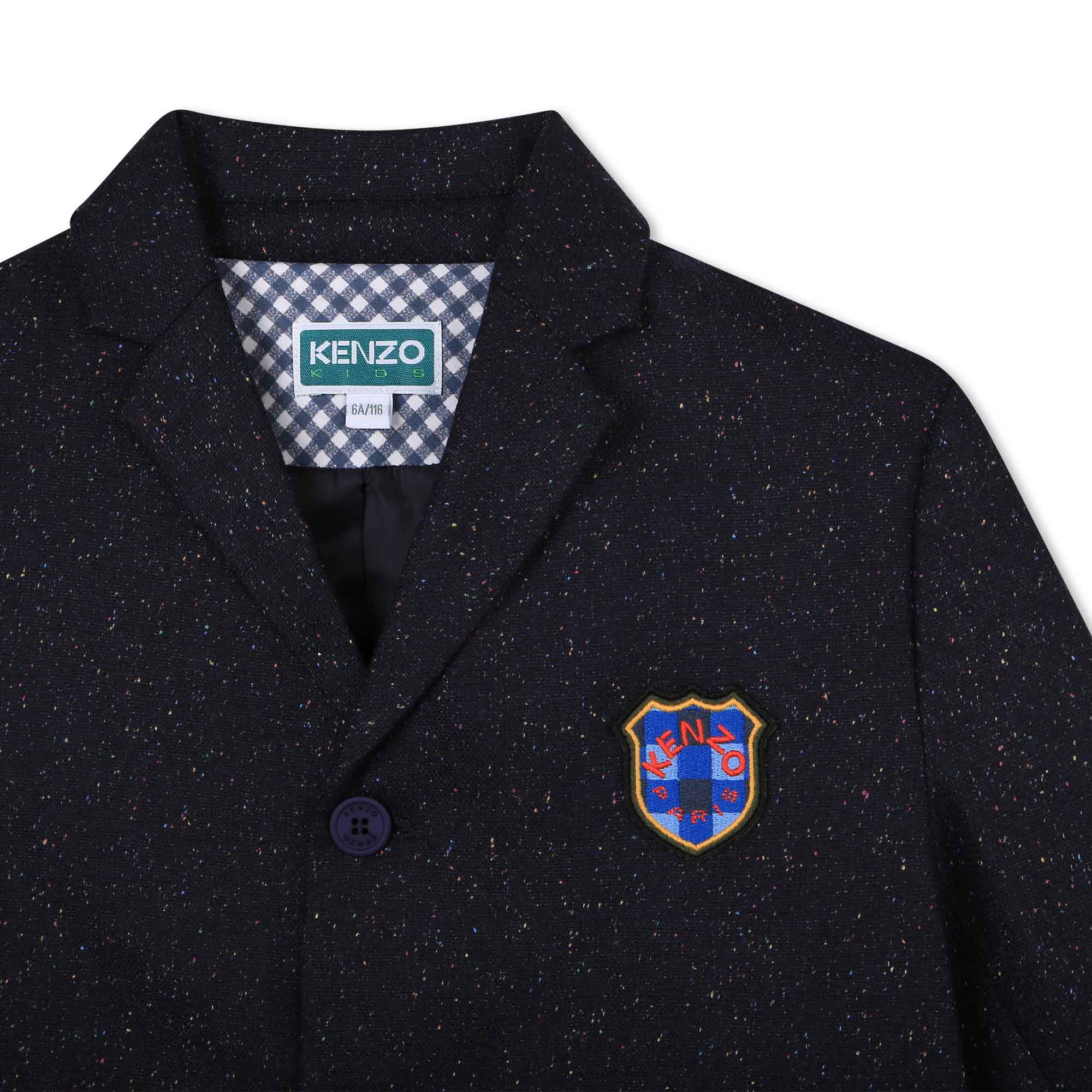 Suit jacket with patch KENZO KIDS for BOY