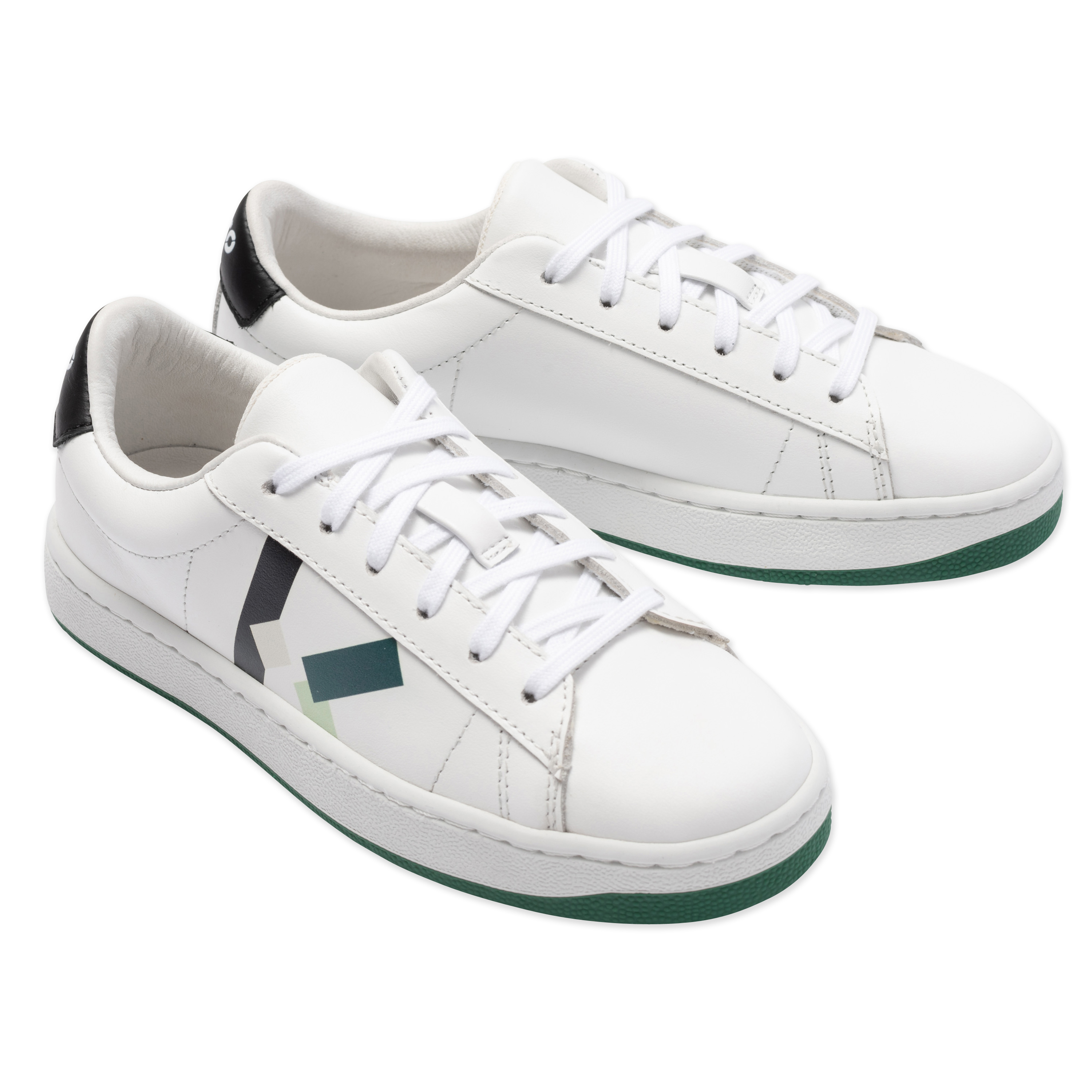Lace-up leather sneakers KENZO KIDS for BOY