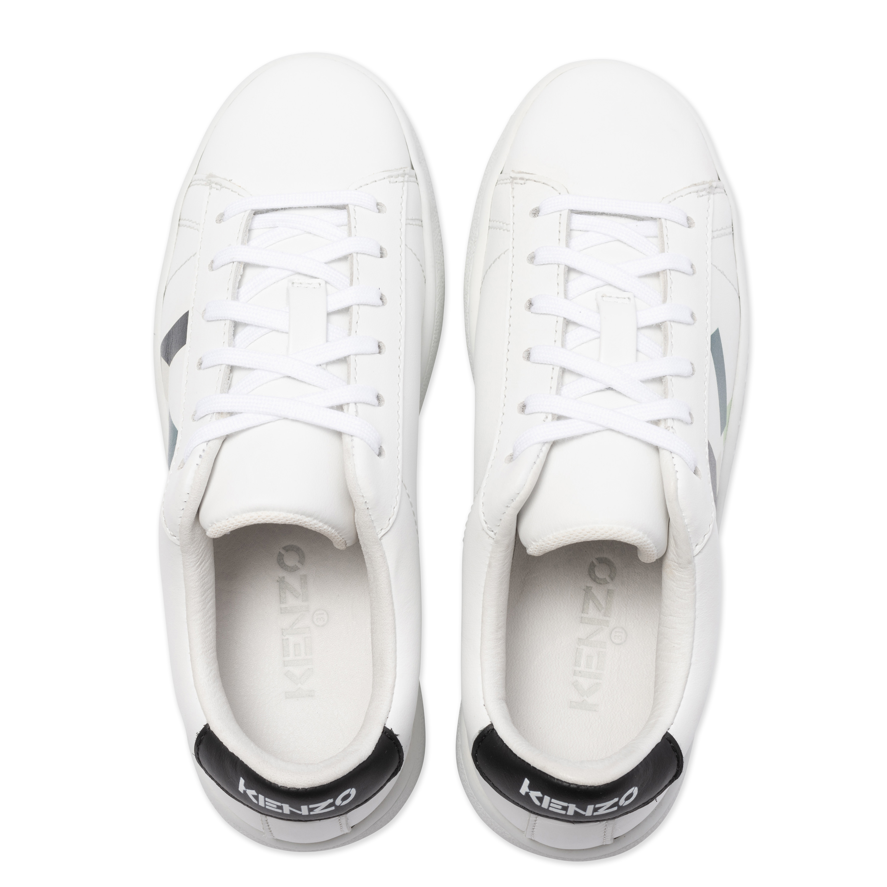 Lace-up leather sneakers KENZO KIDS for BOY