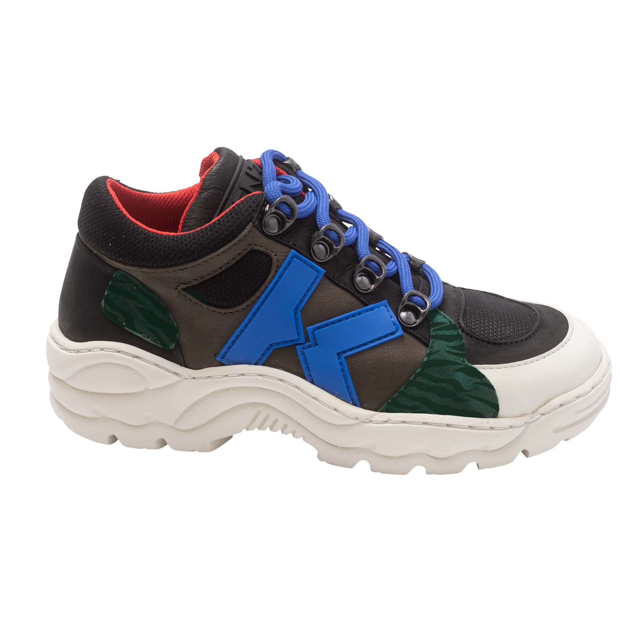 Laced leather trainers KENZO KIDS for BOY