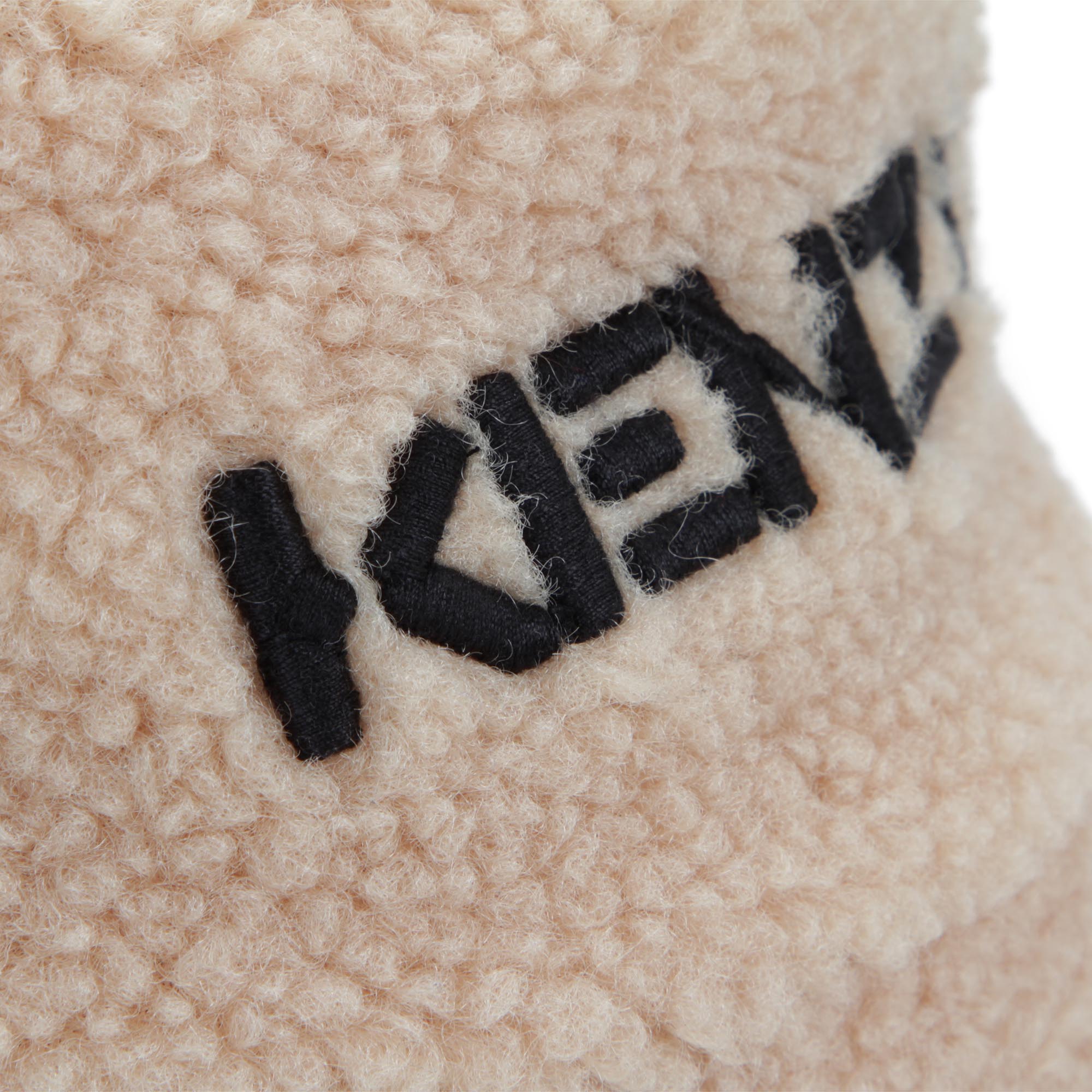 Fluffy fleece bucket hat KENZO KIDS for UNISEX