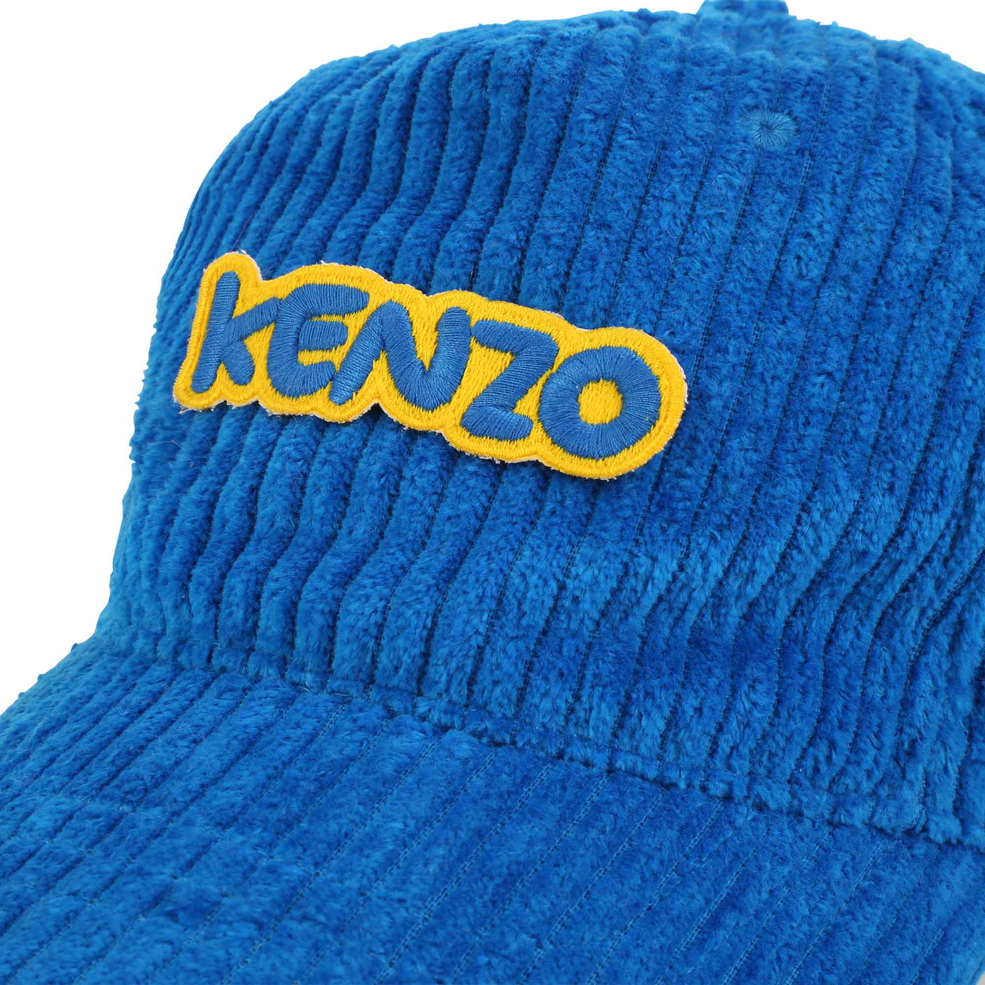 Gorra de pana de algodón KENZO KIDS para UNISEXO