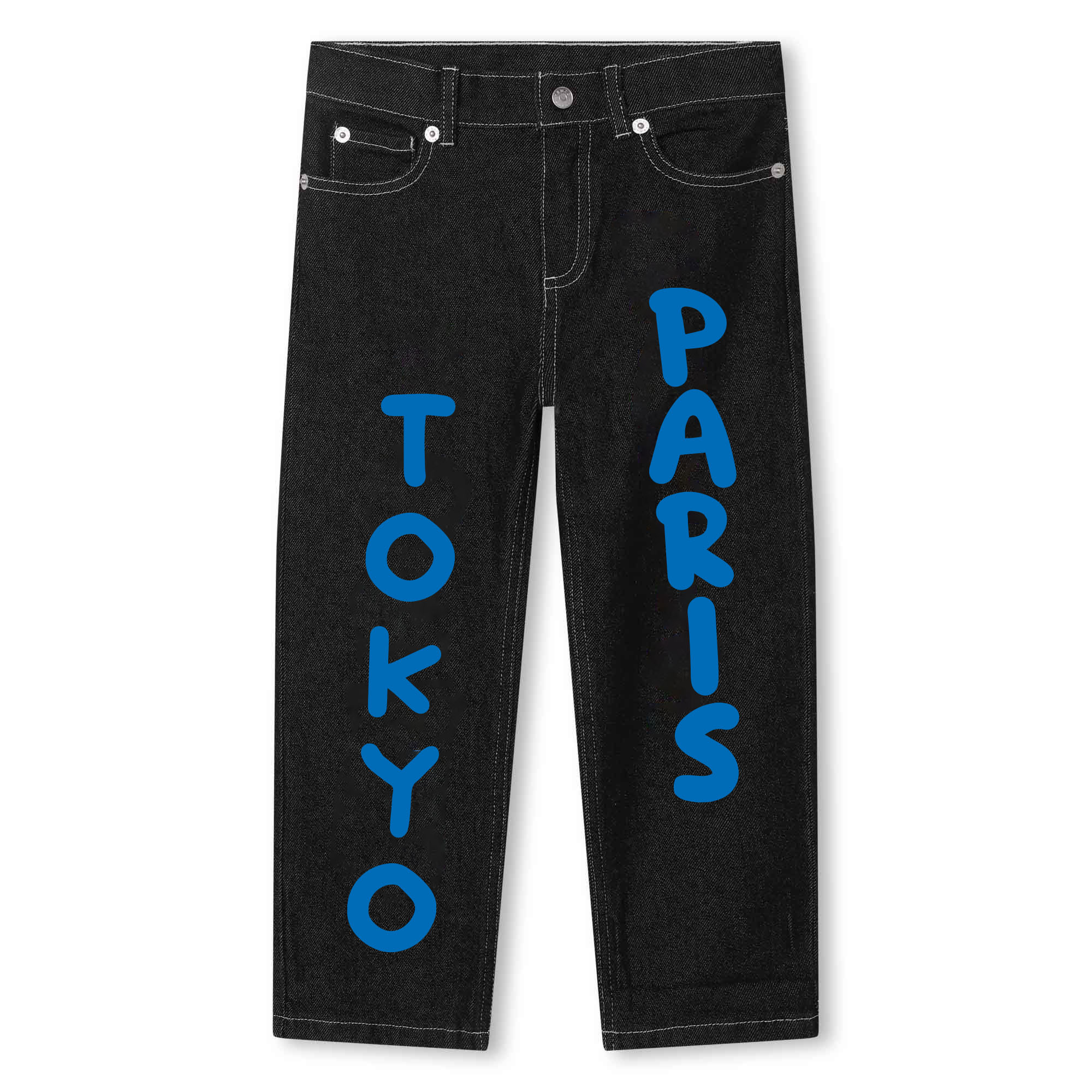 Jeans elasticizzati in cotone KENZO KIDS Per UNISEX