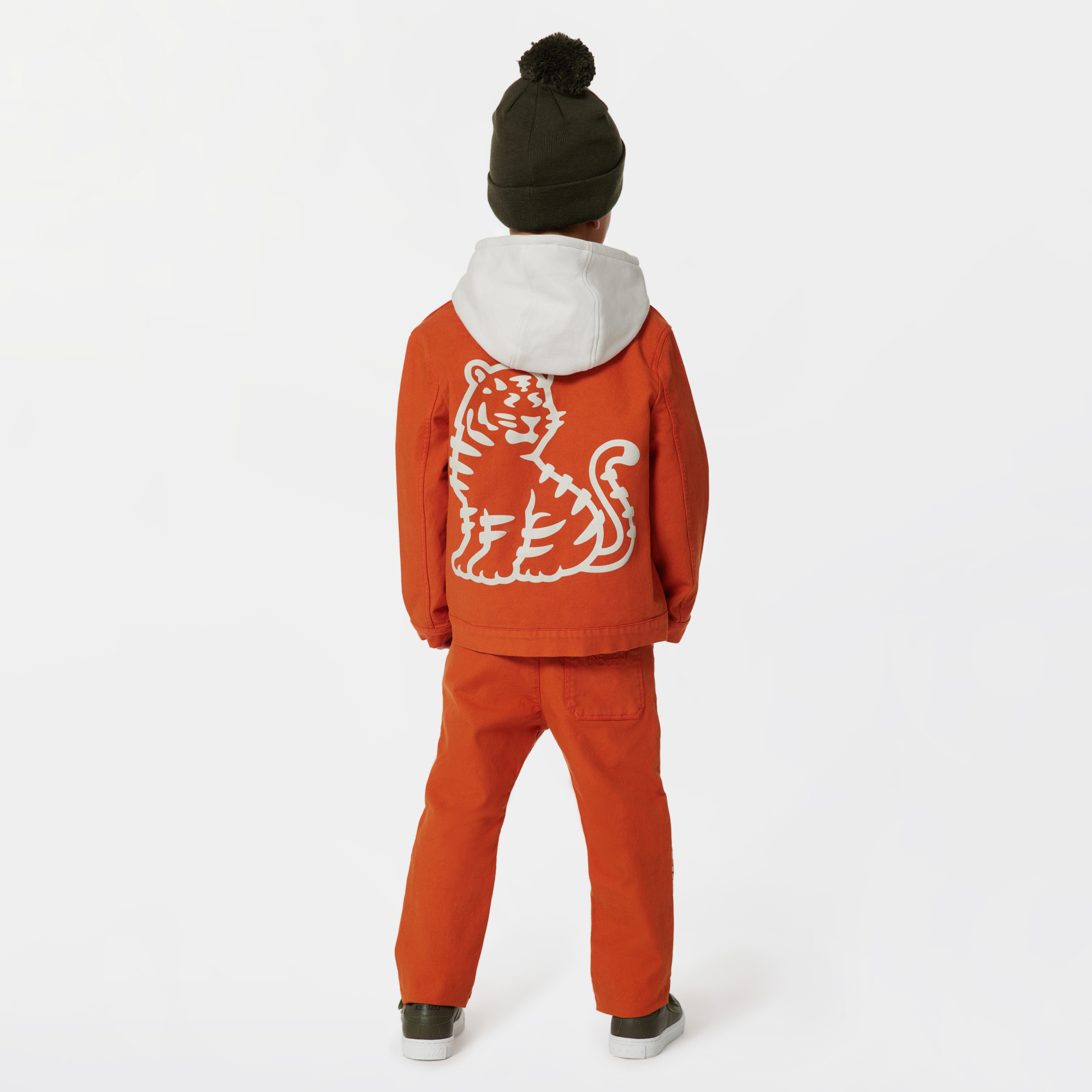 Adjustable cotton trousers KENZO KIDS for UNISEX