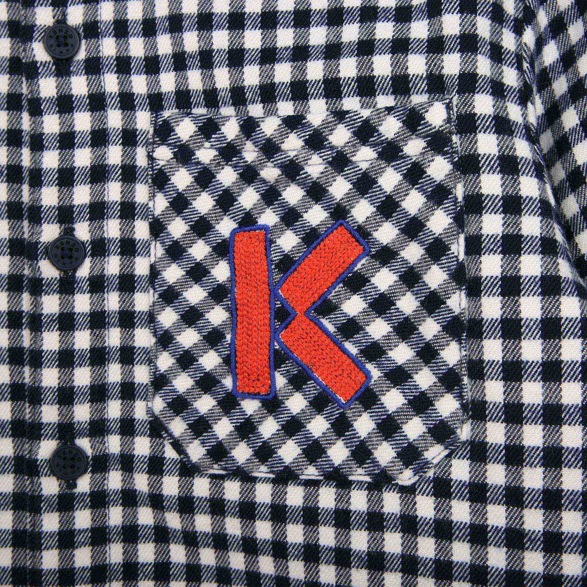 Camisa a cuadros de franela KENZO KIDS para UNISEXO
