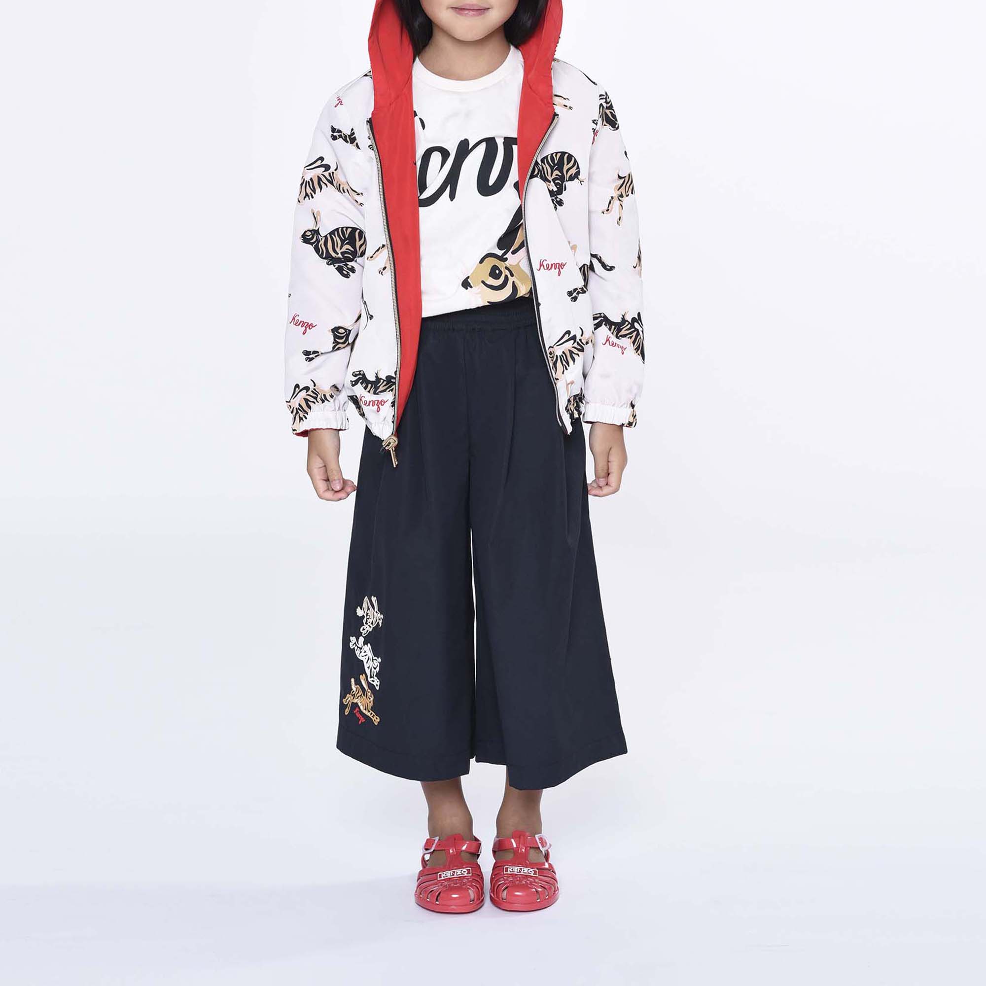 Coupe-vent zippé réversible KENZO KIDS pour UNISEXE