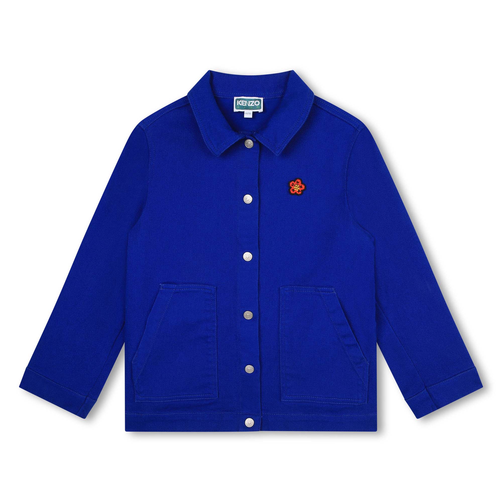 Cotton press-stud jacket KENZO KIDS for UNISEX